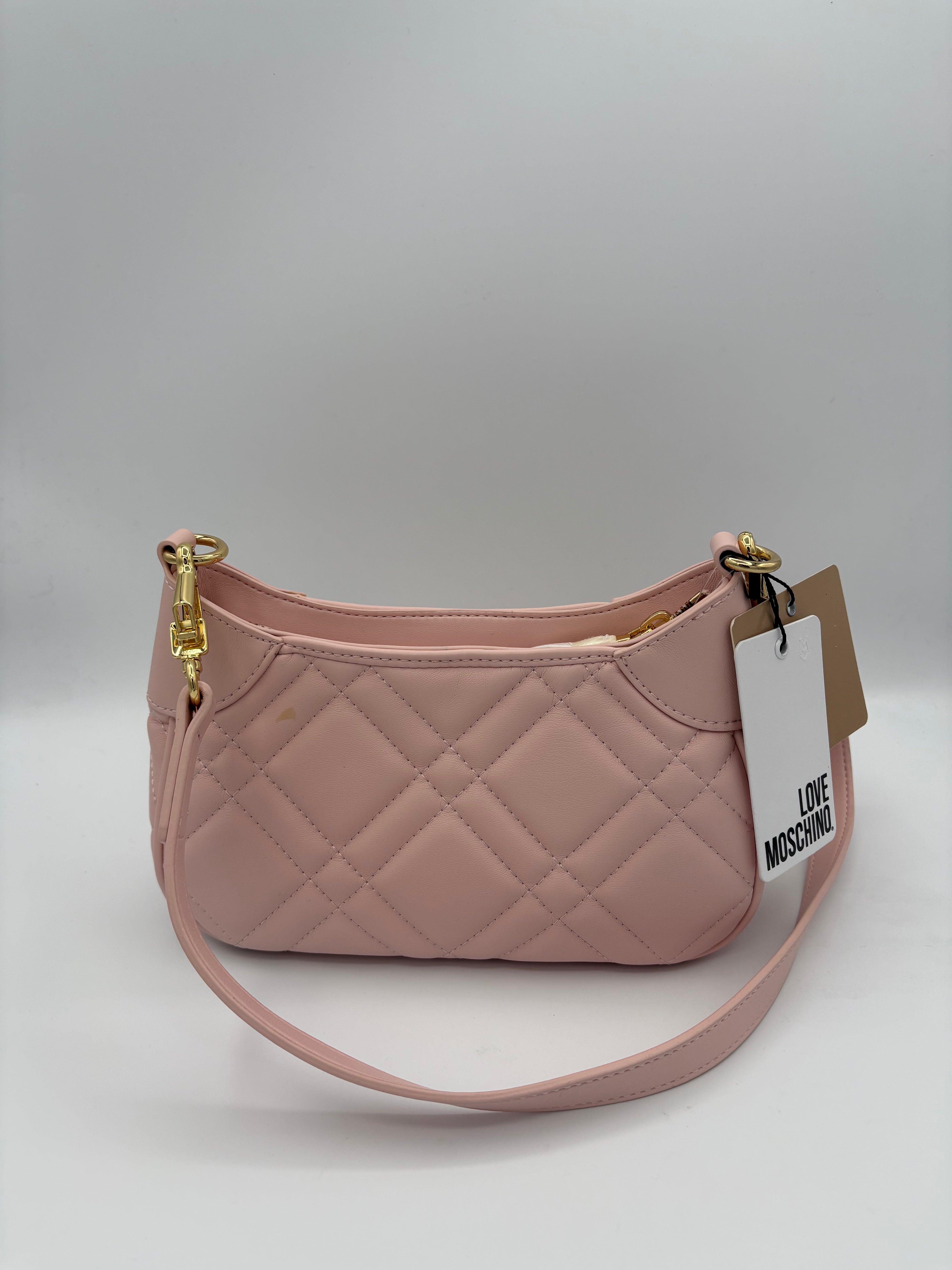 BORSA A SPALLA COL, ROSA