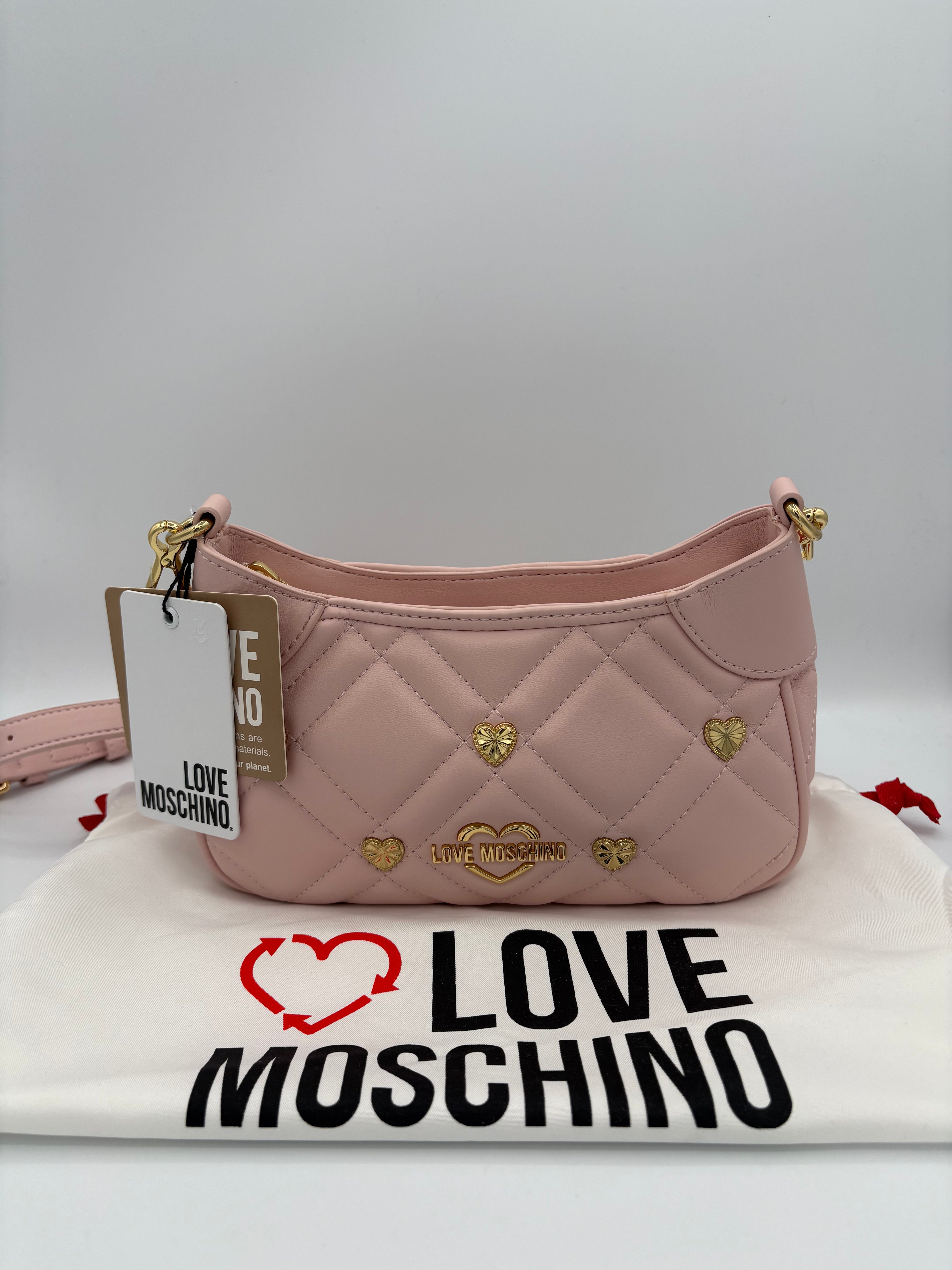 BORSA A SPALLA COL, ROSA