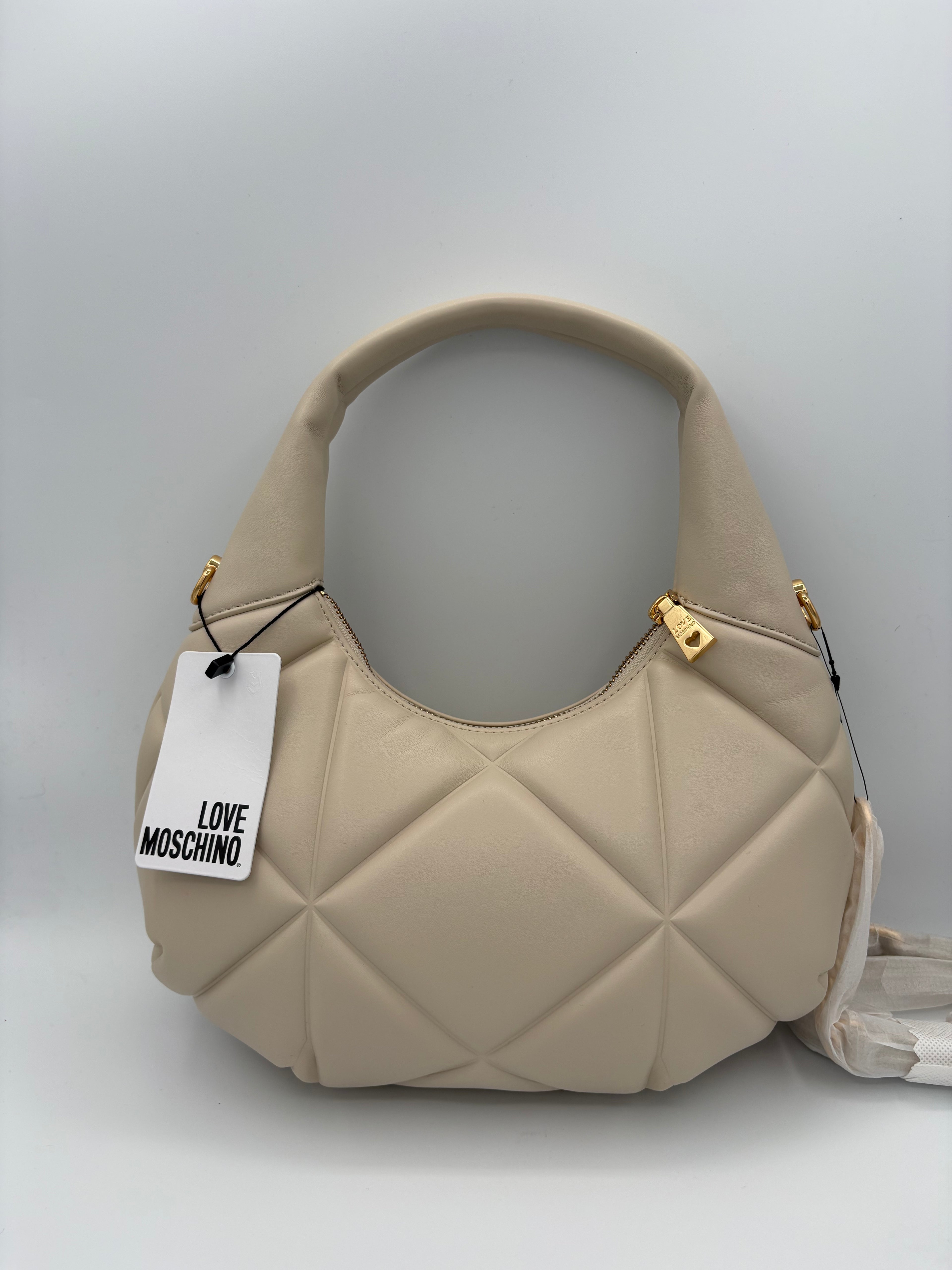 BORSA A SPALLA COL. BEIGE
