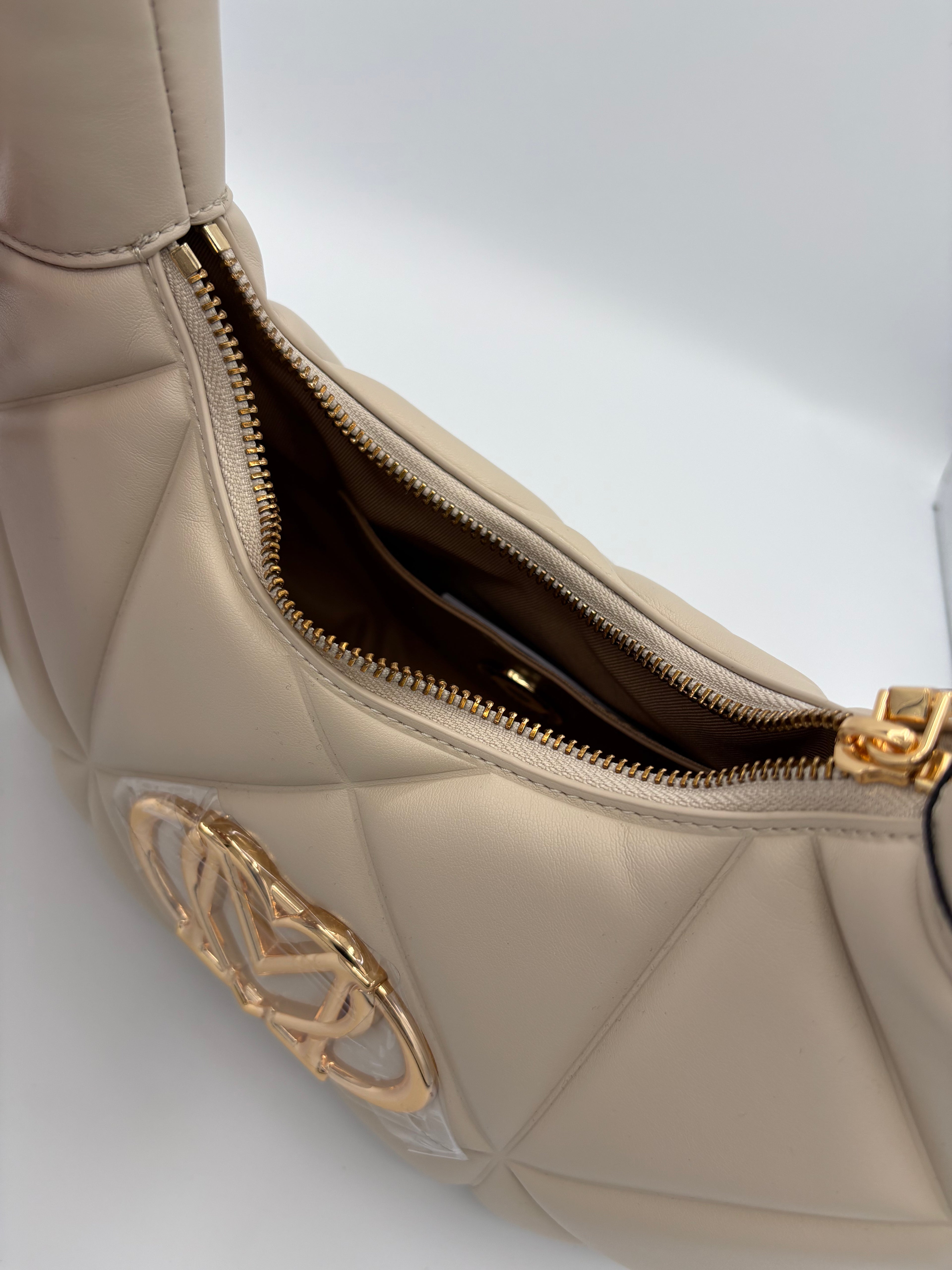 BORSA A SPALLA COL. BEIGE