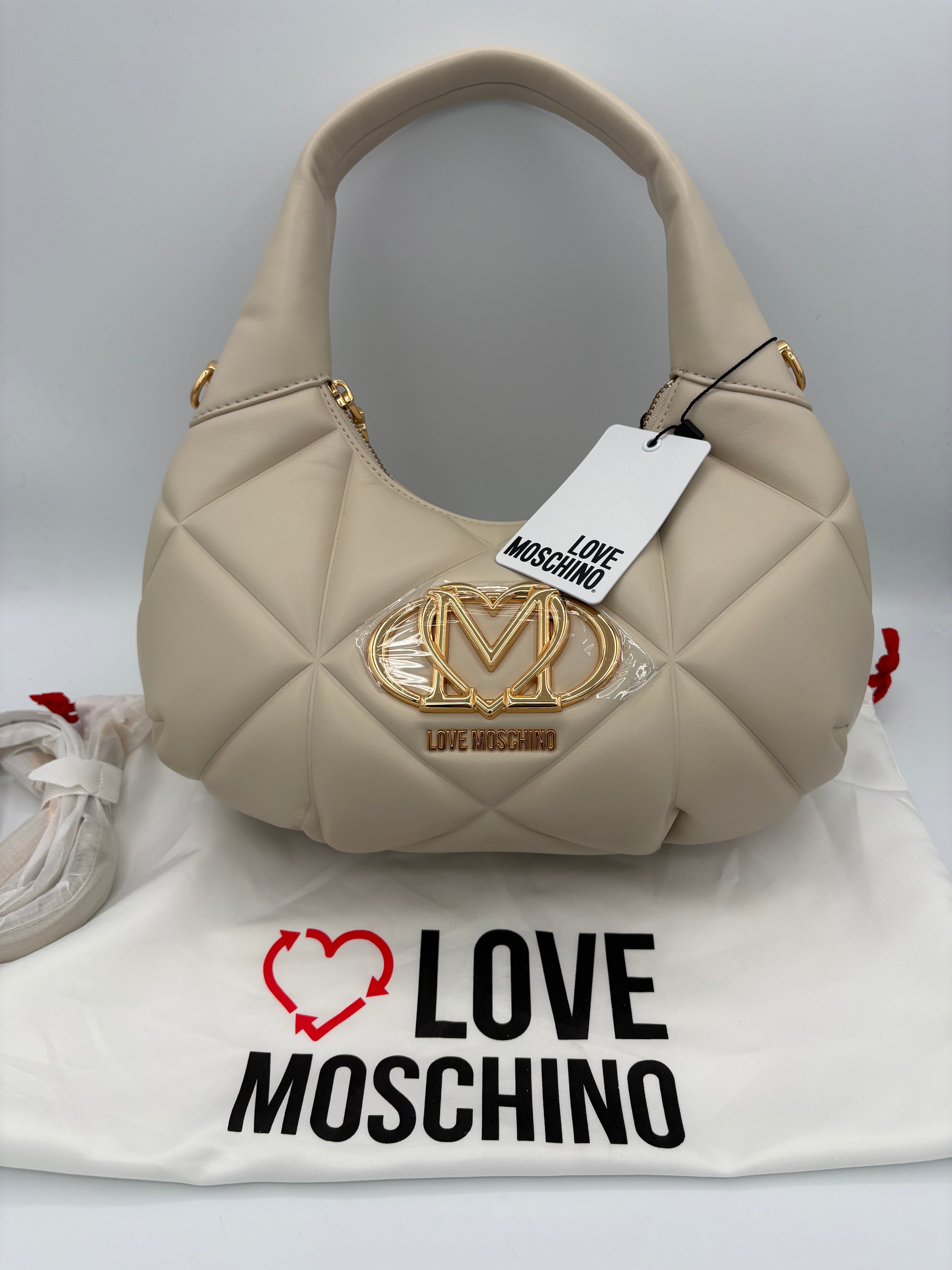 BORSA A SPALLA COL. BEIGE