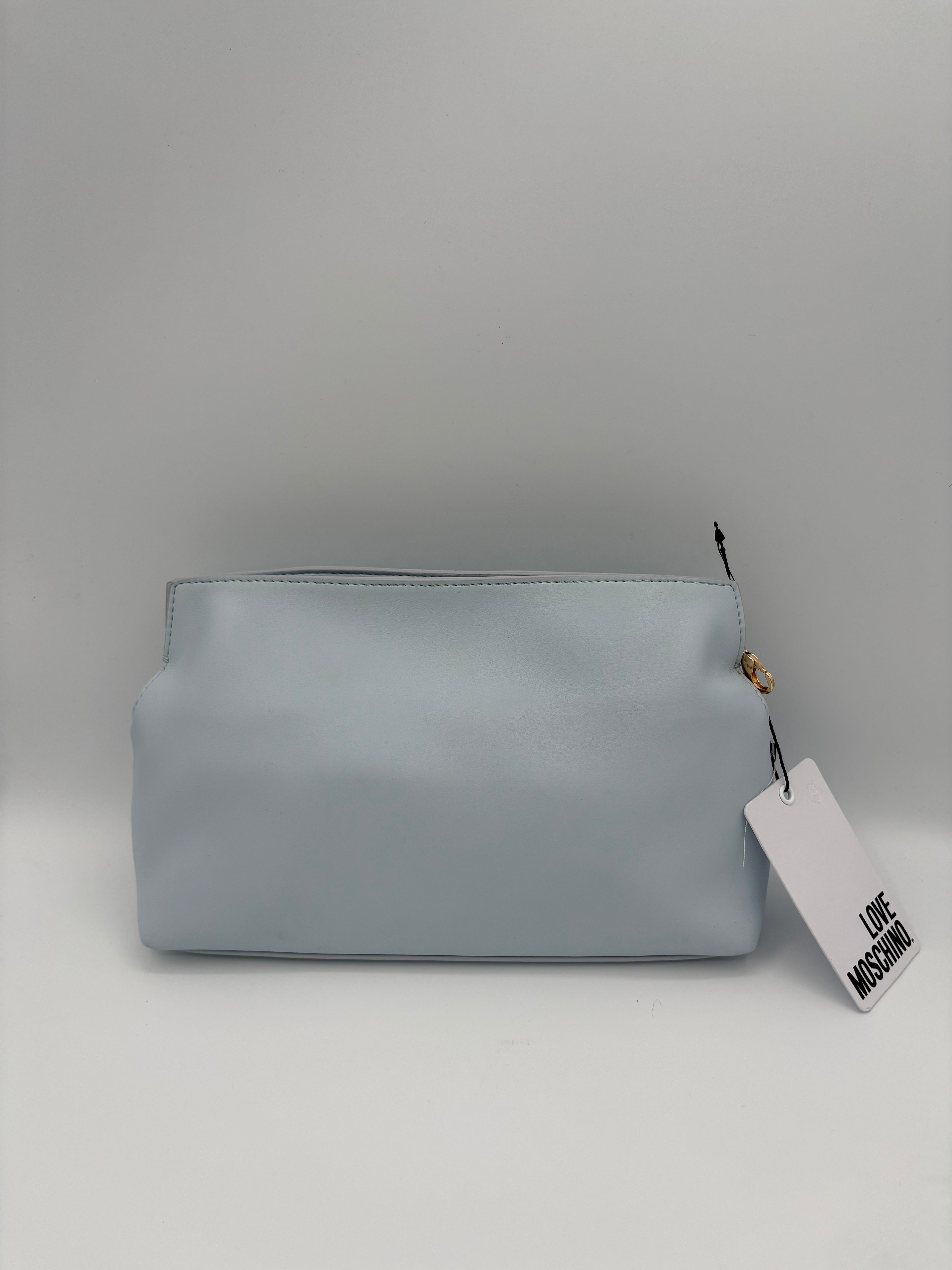 BORSA COL AZZURRO CHIARO CLUTCH HEARTS
