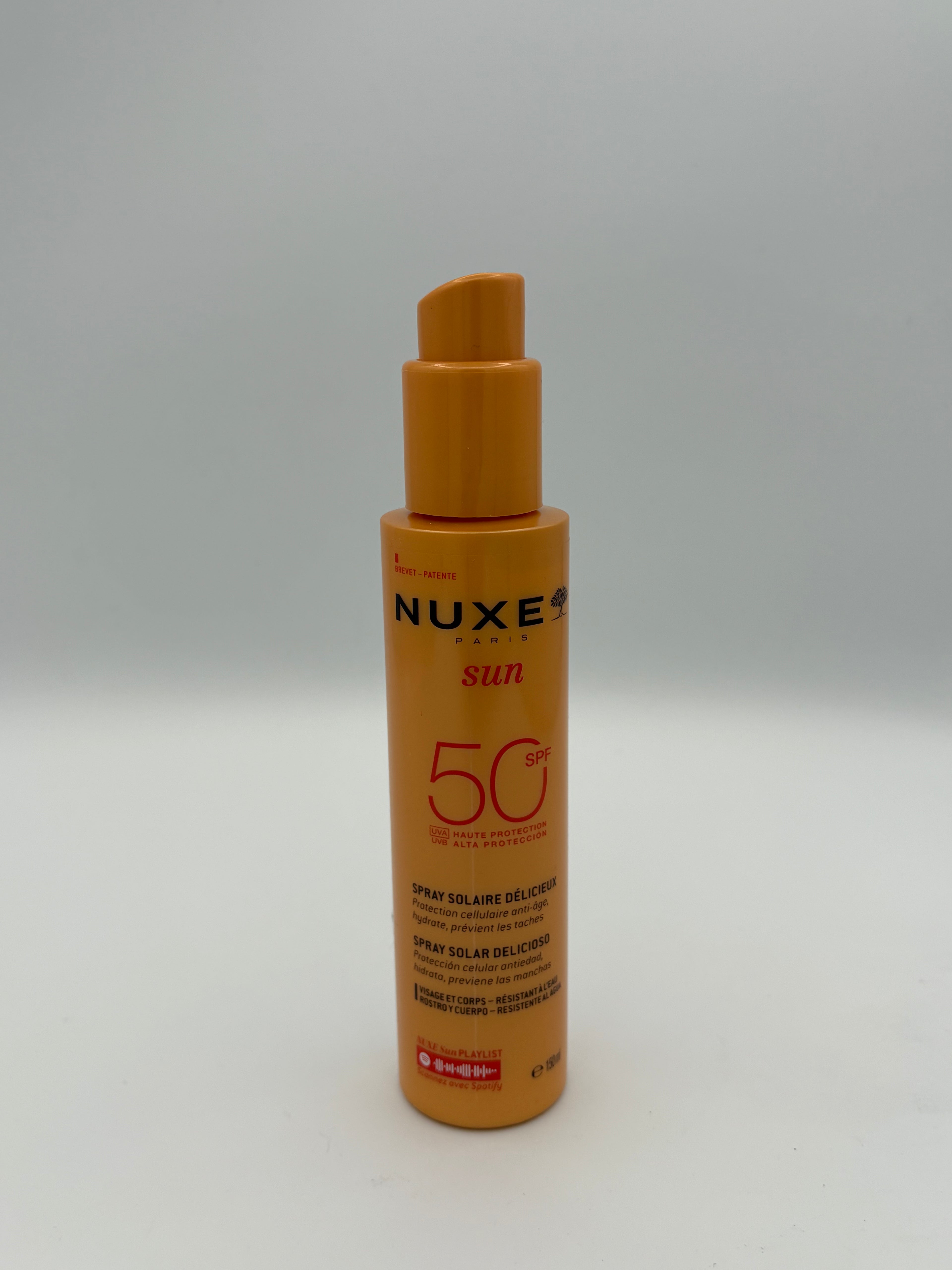 BLOCK36: CREMA SOLARE	NUXE	SUN 50 SPF SPRAY SOLAR DELICIOSO