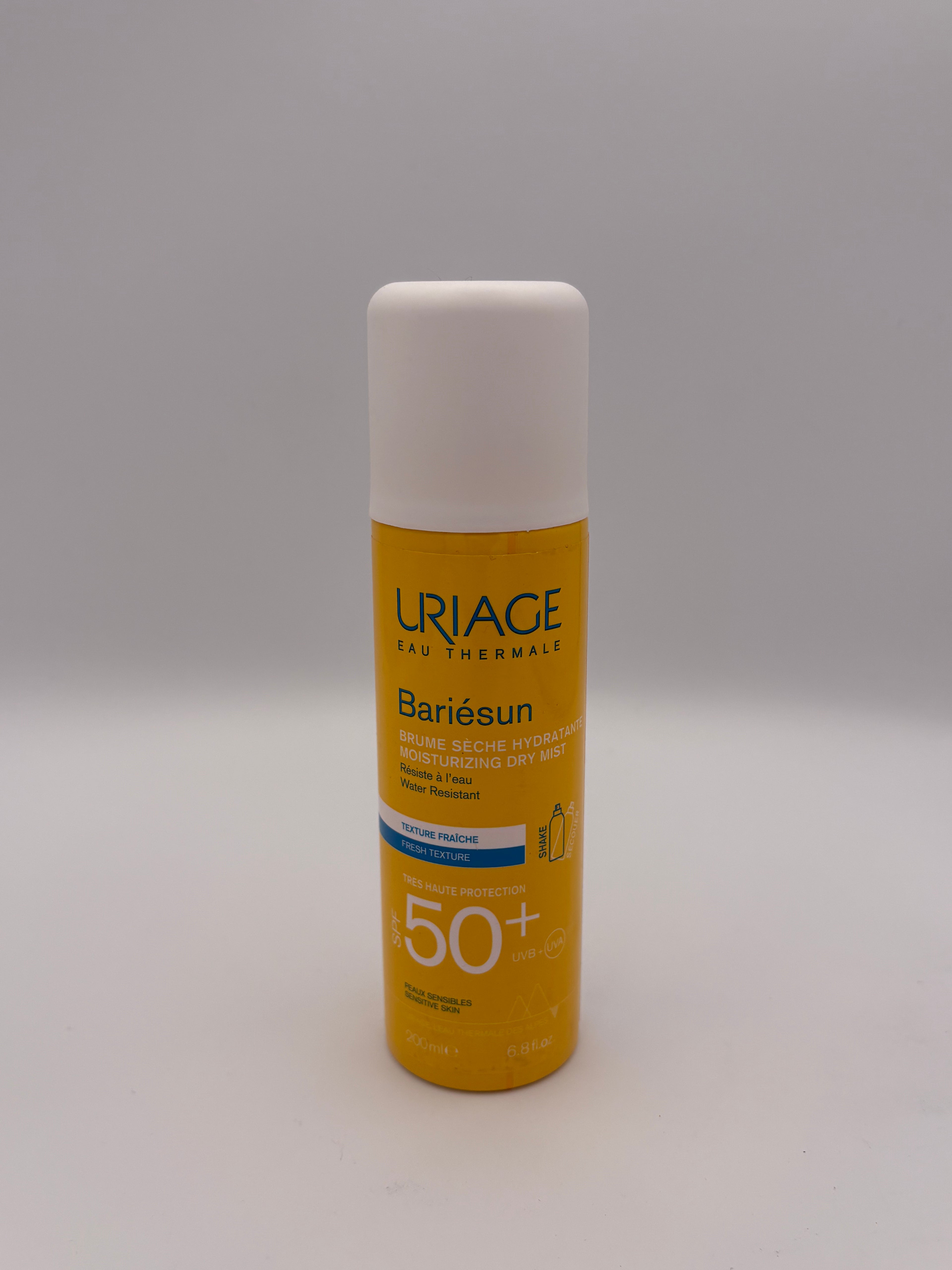 BLOCK36: CREMA SOLARE	URIAGE	BARIESUN MOISTURIZING DRY MIST 50+ SPF