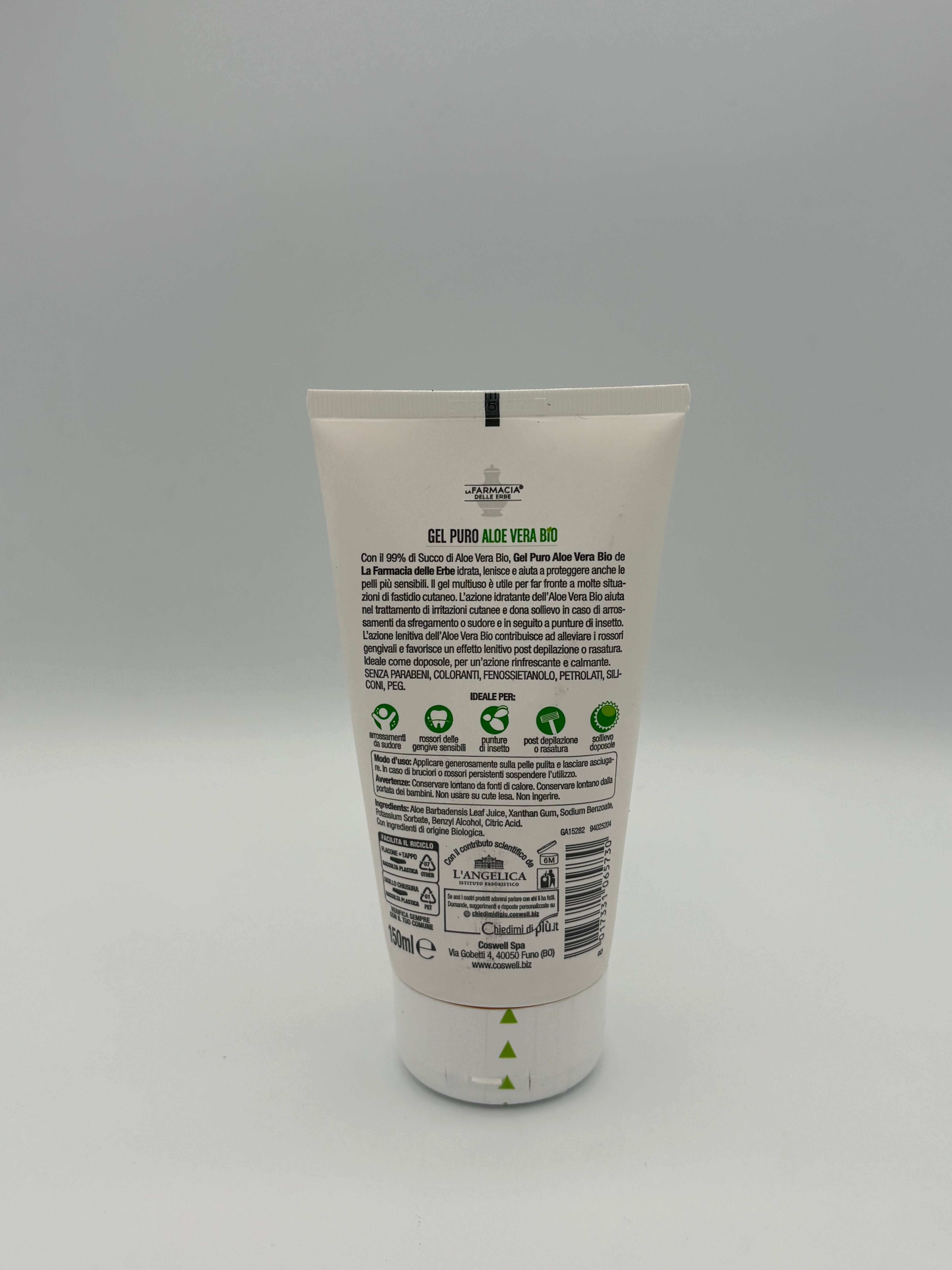 BLOCK36: GEL	LA FARMACIA DELLE ERBE	GEL PURO ALOE VERA BIO