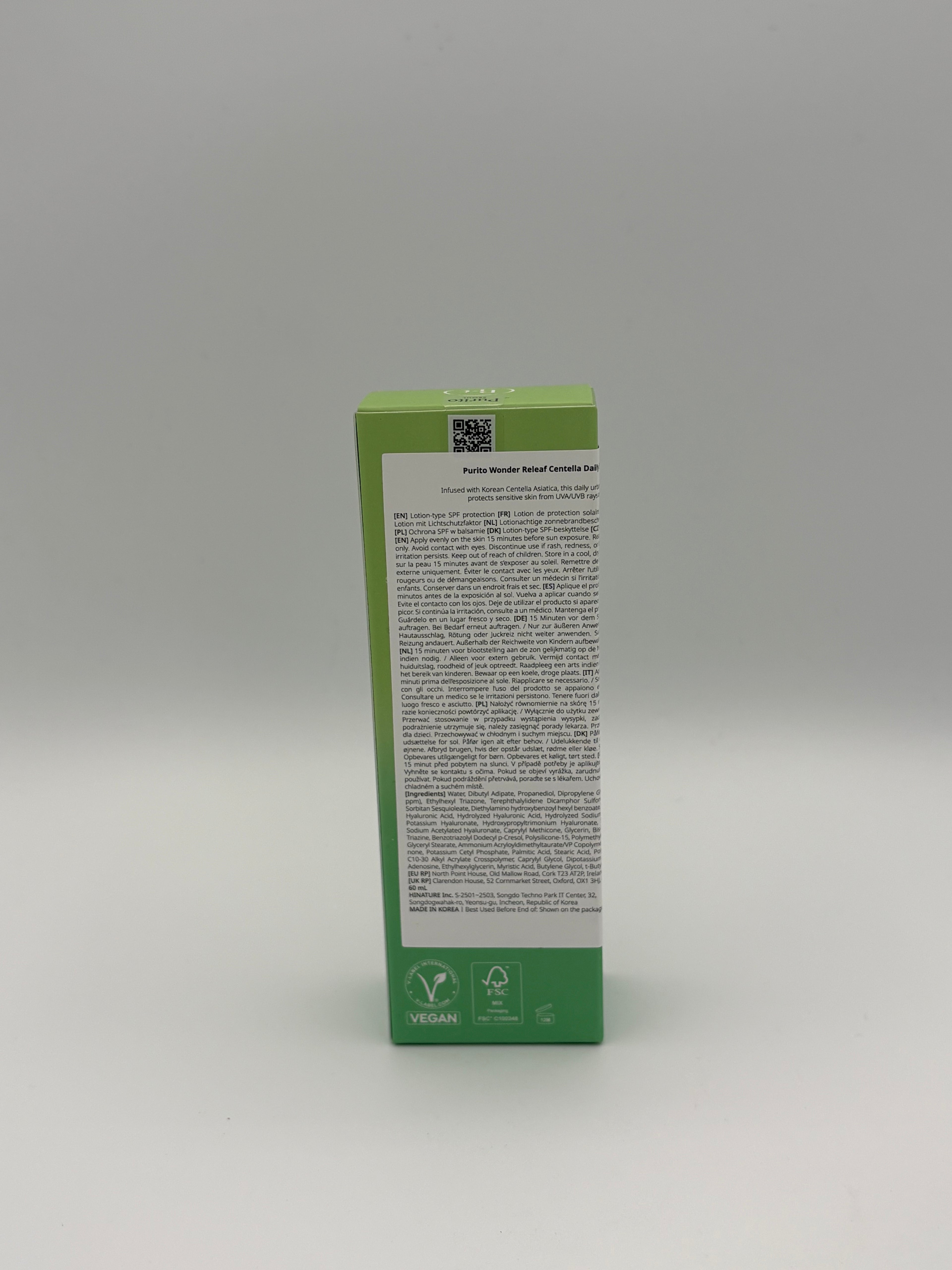 BLOCK36: LOZIONE	PURITO	WONDER RELEAF CENTELLA DAILY SUN LOTION