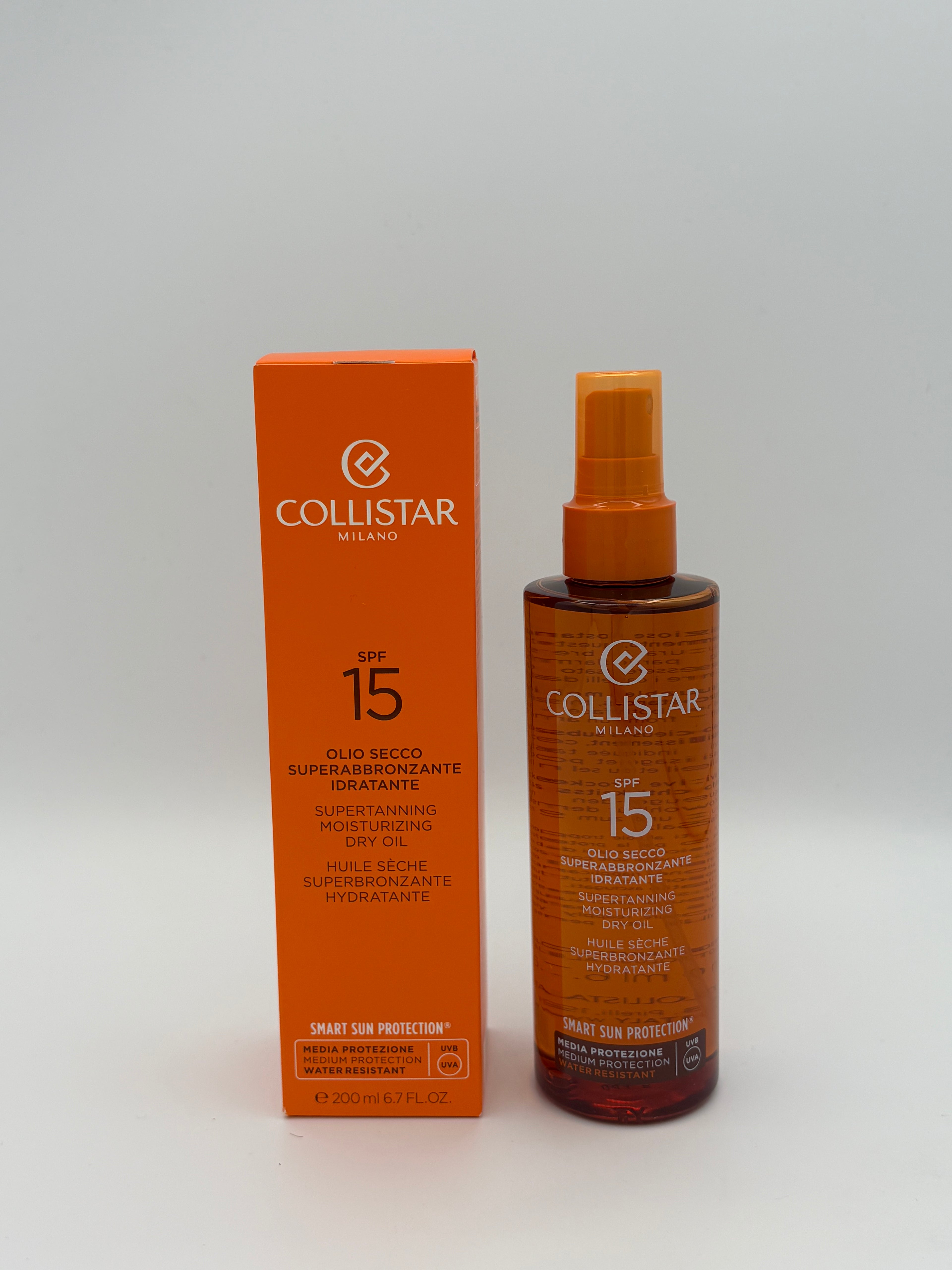 BLOCK36: ÖL	COLLISTAR	SPF 15 SONNENÖL TROCKEN SUPERBRÄUNEND FEUCHTIGKEITSSPENDEND