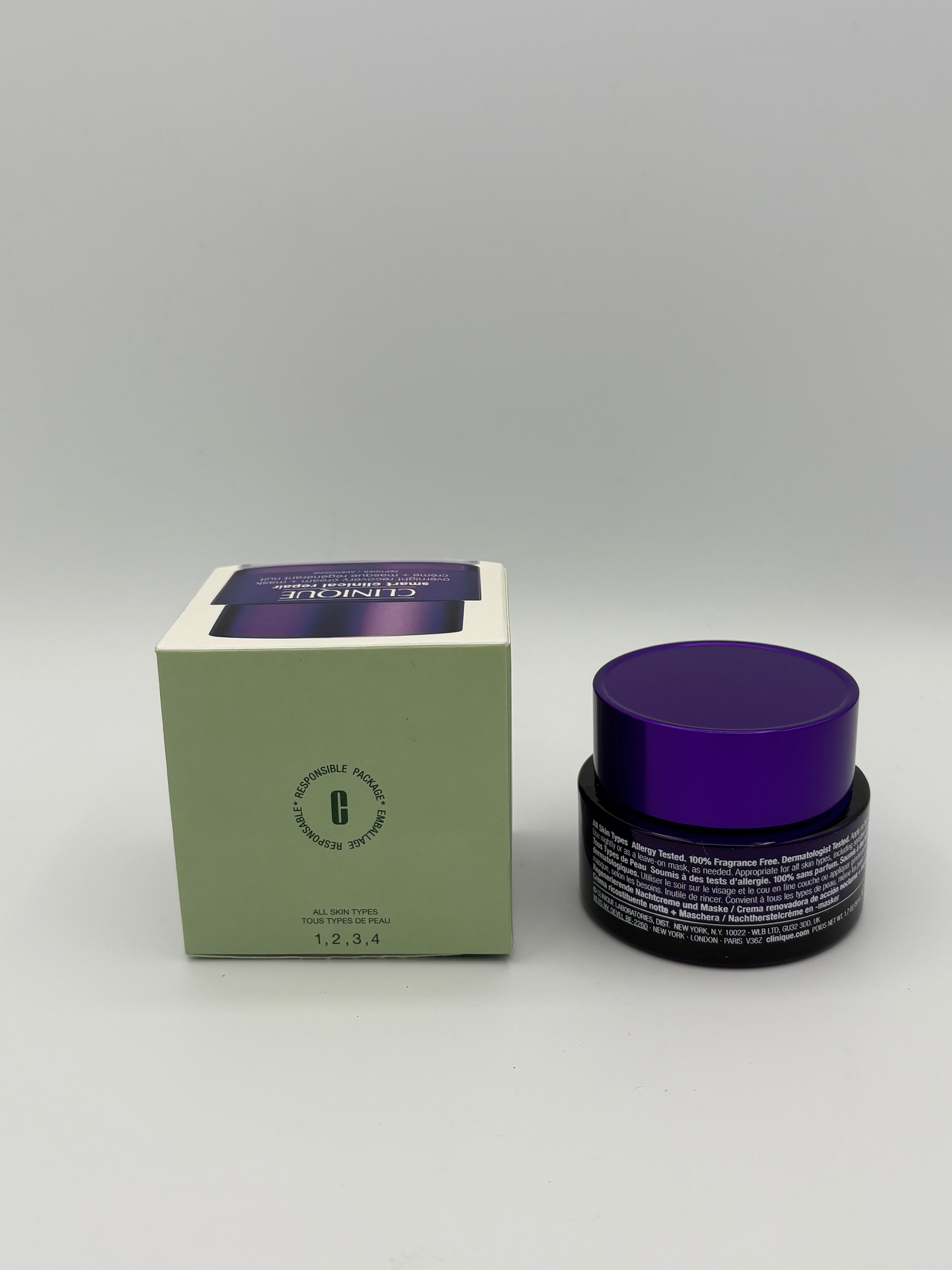 BLOCK36: CREMA	CLINIQUE	SMART CLINICAL REPAIR OVERNIGHT RECOVERY CREAM + MASK