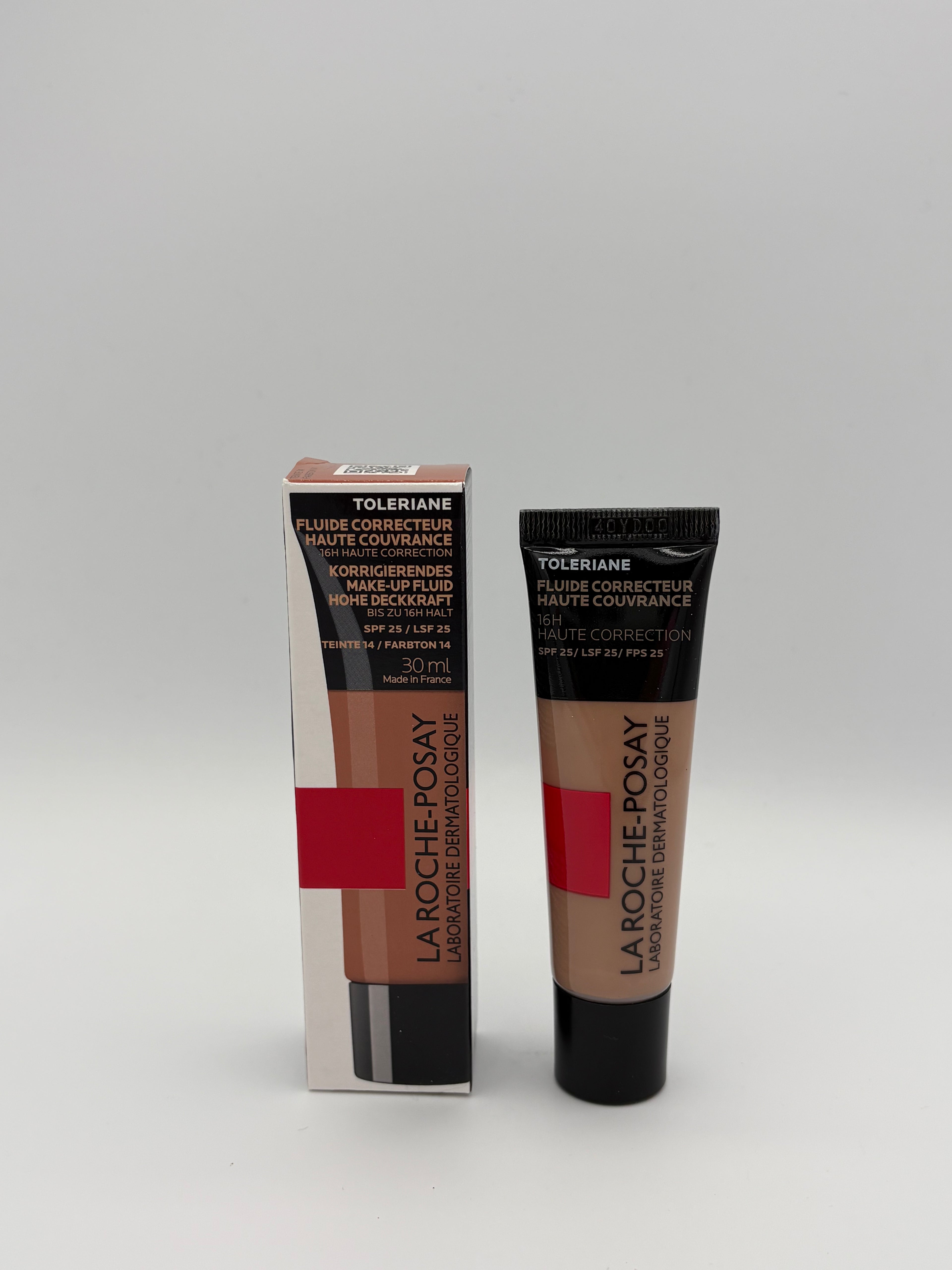 BLOCK36: FLUIDO	LA ROCHE POSAY	TOLERIANE FLUIDE CORRECTEUR  HAUTE  COUVRANCE SPF 25 TEINTE 14