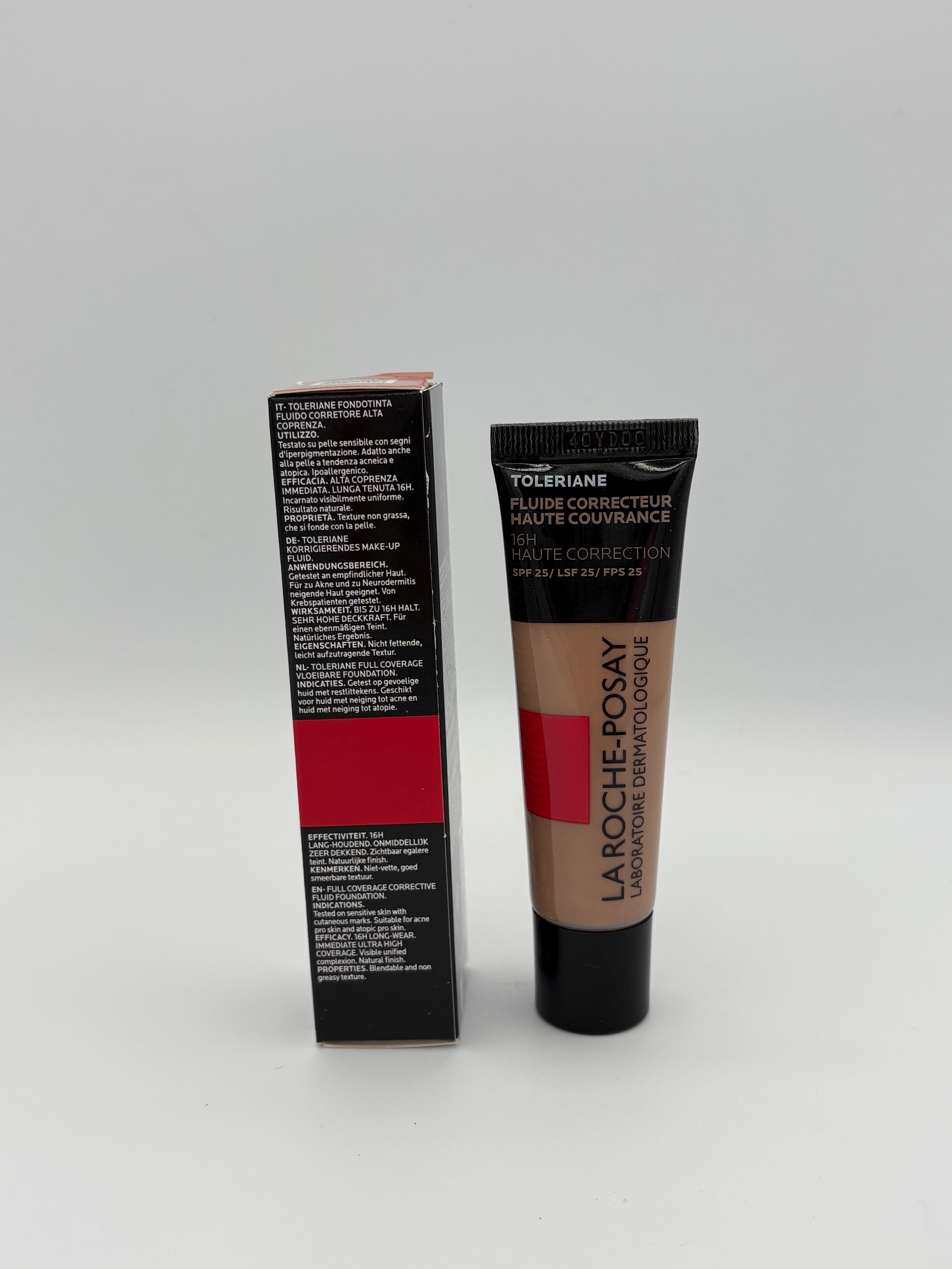 BLOCK36: FLUIDO	LA ROCHE POSAY	TOLERIANE FLUIDE CORRECTEUR  HAUTE  COUVRANCE SPF 25 TEINTE 14