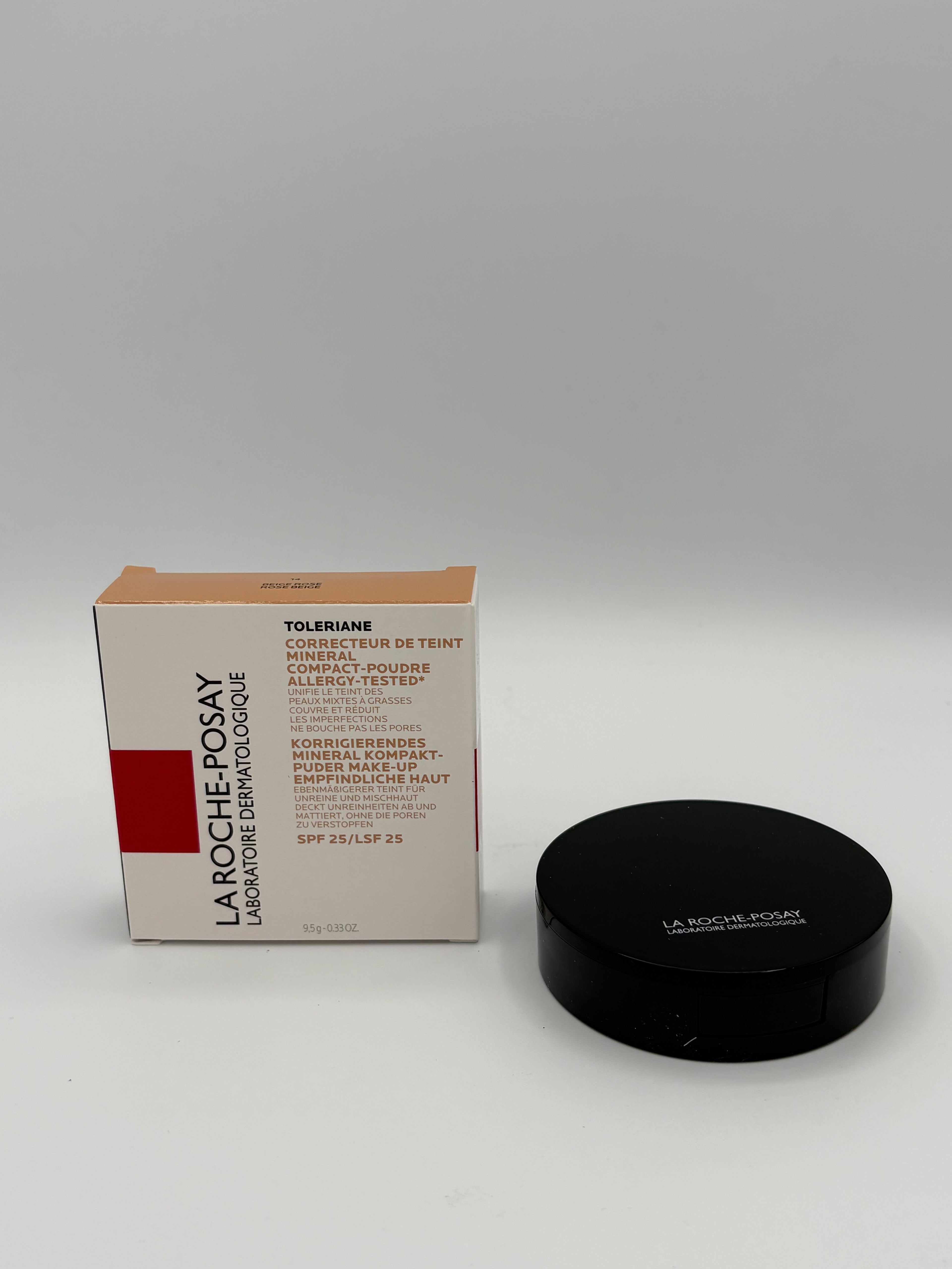 BLOCK36: KOMPAKTPUDER	LA ROCHE POSAY	TOLERIANE KORRIGIERENDES KOMPAKT-PUDER-MAKE-UP SPF 25 ROSÉ BEIGE 14