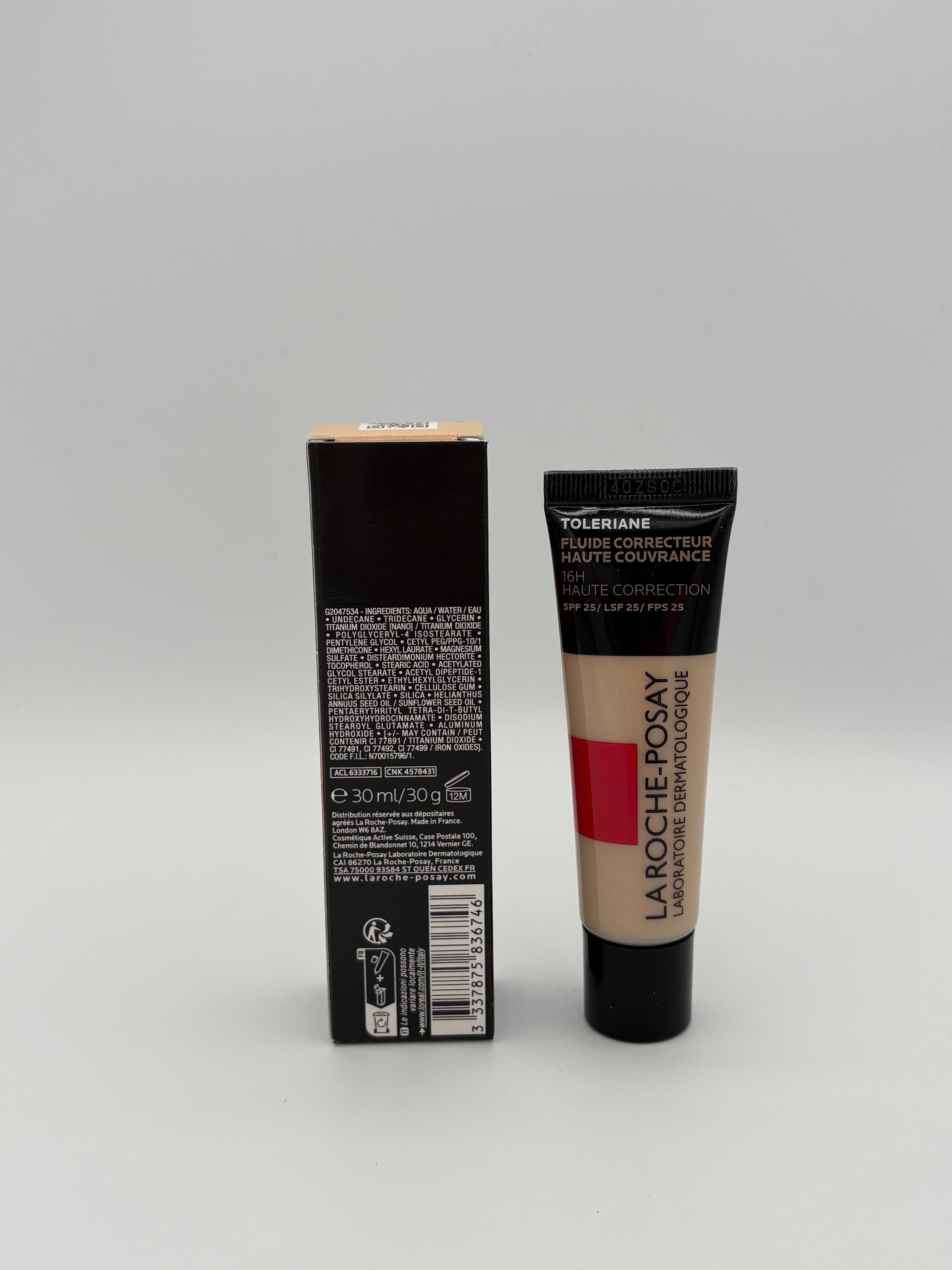 BLOCK36: FLUIDO	LA ROCHE POSAY	TOLERIANE FLUIDE CORRECTEUR  HAUTE  COUVRANCE SPF 25 TEINTE 9