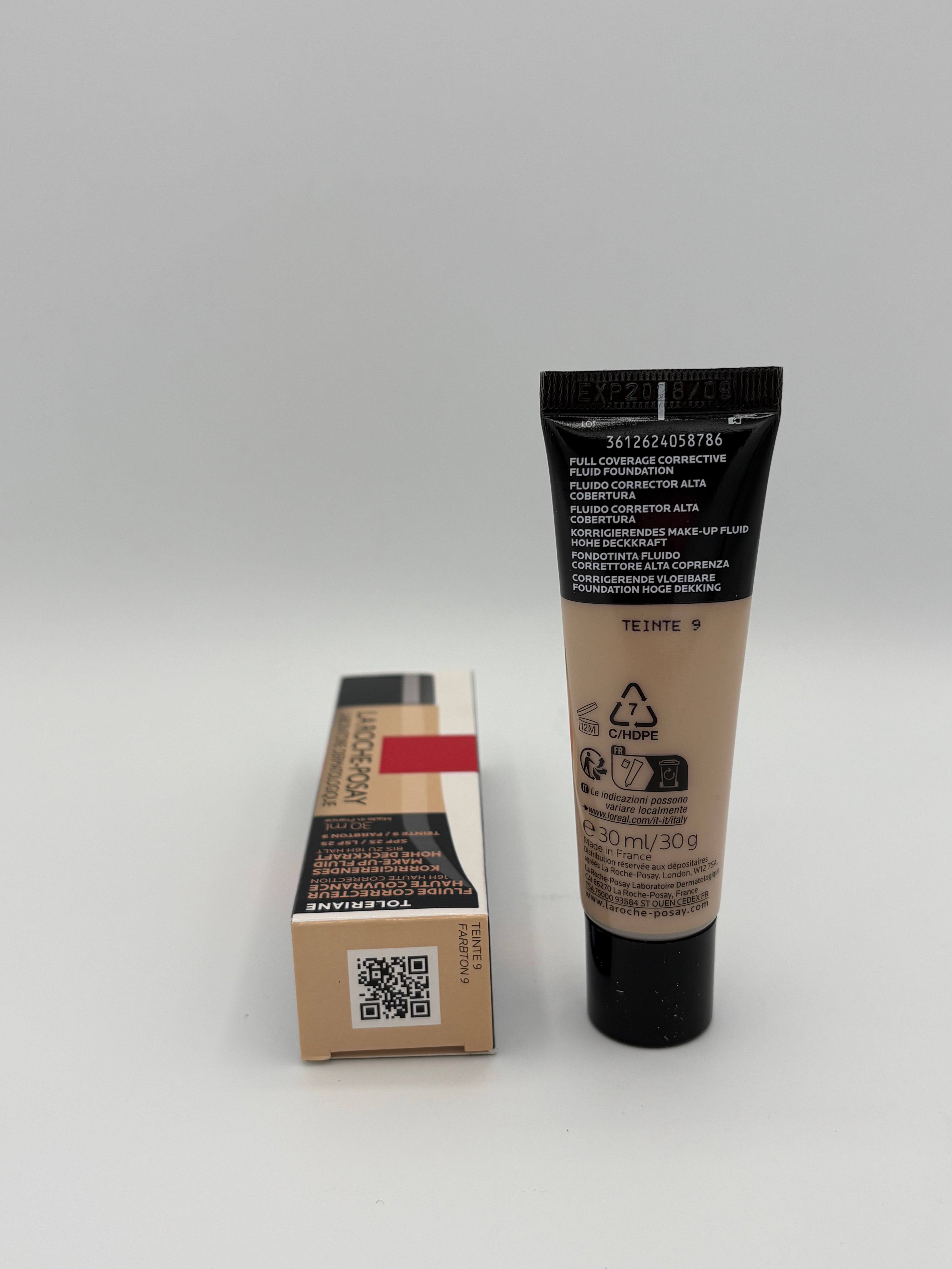 BLOCK36: FLUIDO	LA ROCHE POSAY	TOLERIANE FLUIDE CORRECTEUR  HAUTE  COUVRANCE SPF 25 TEINTE 9