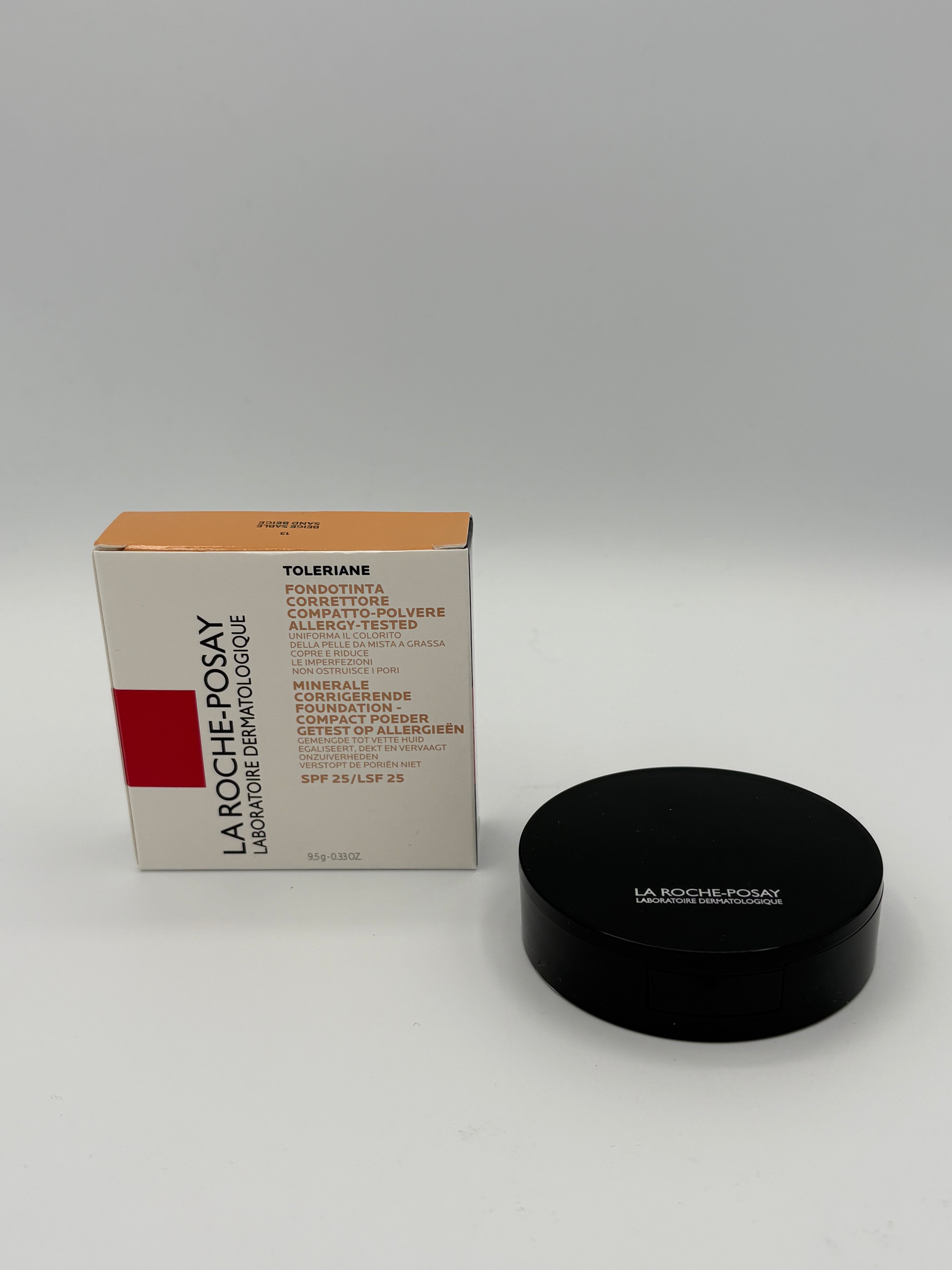 BLOCK36: KOMPAKT PUDER	LA ROCHE POSAY	TOLERIANE KORRIGIERENDES KOMPAKT PUDER-MAKE-UP LSF 25 SANDBEIGE 13