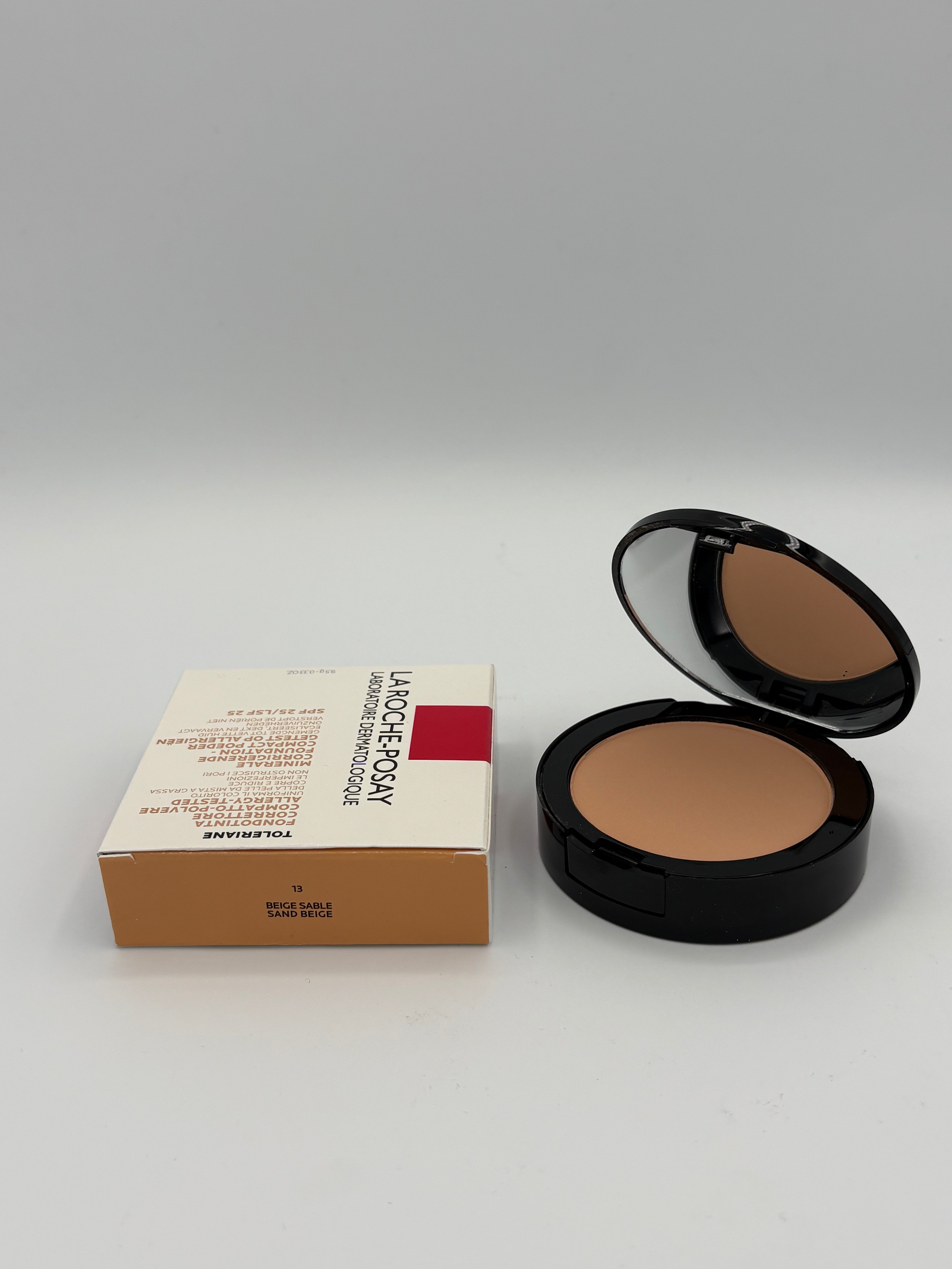 BLOCK36: KOMPAKT PUDER	LA ROCHE POSAY	TOLERIANE KORRIGIERENDES KOMPAKT PUDER-MAKE-UP LSF 25 SANDBEIGE 13