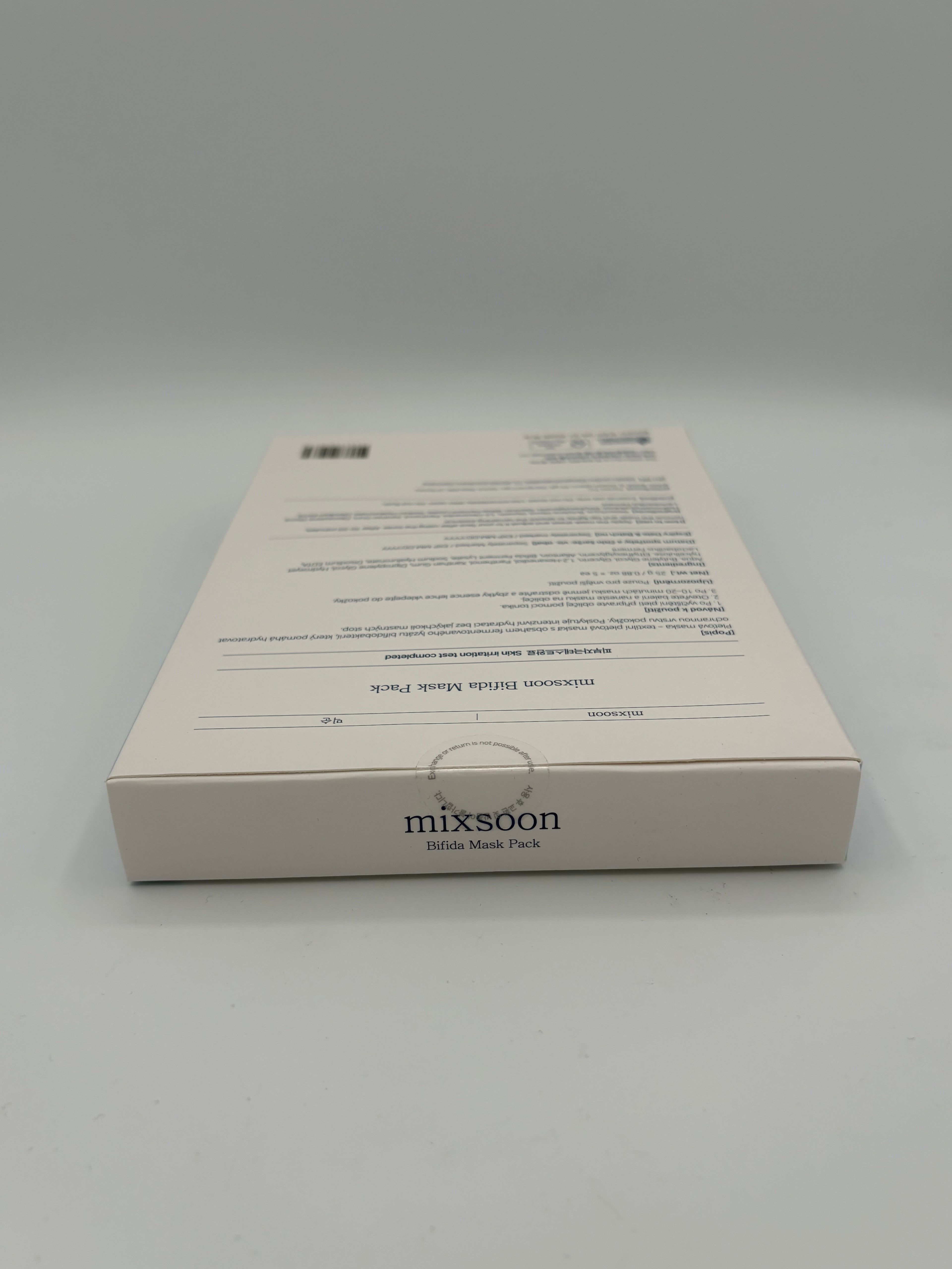 BLOCK36: MASKE	MIXSOON	BIFIDA MASKENPACKUNG