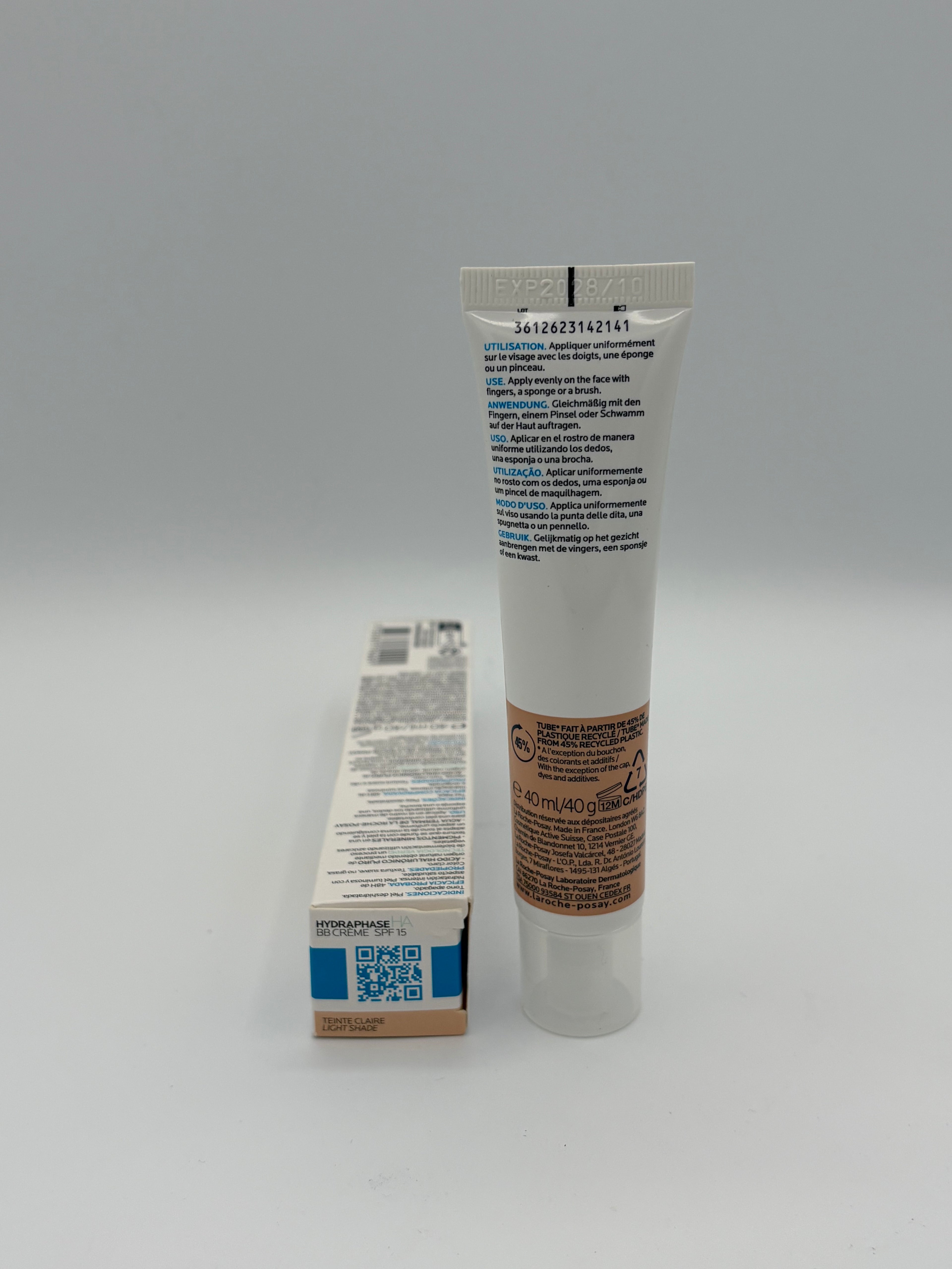 CREMA	LA ROCHE POSAY	BB HYDRAPHASE HA BB CREME SPF 15 LIGHT SHADE