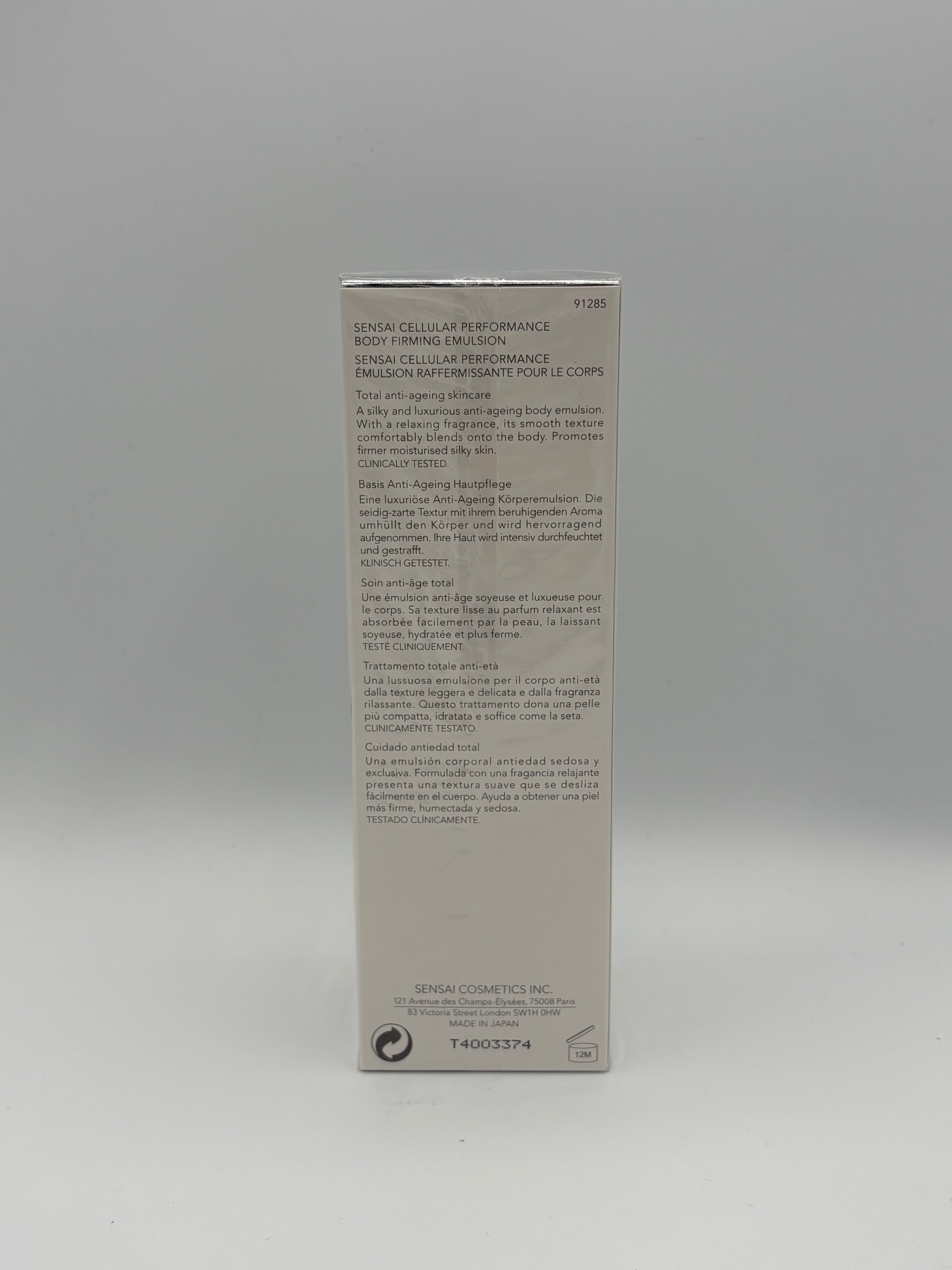 BODY FIRMING EMULSION