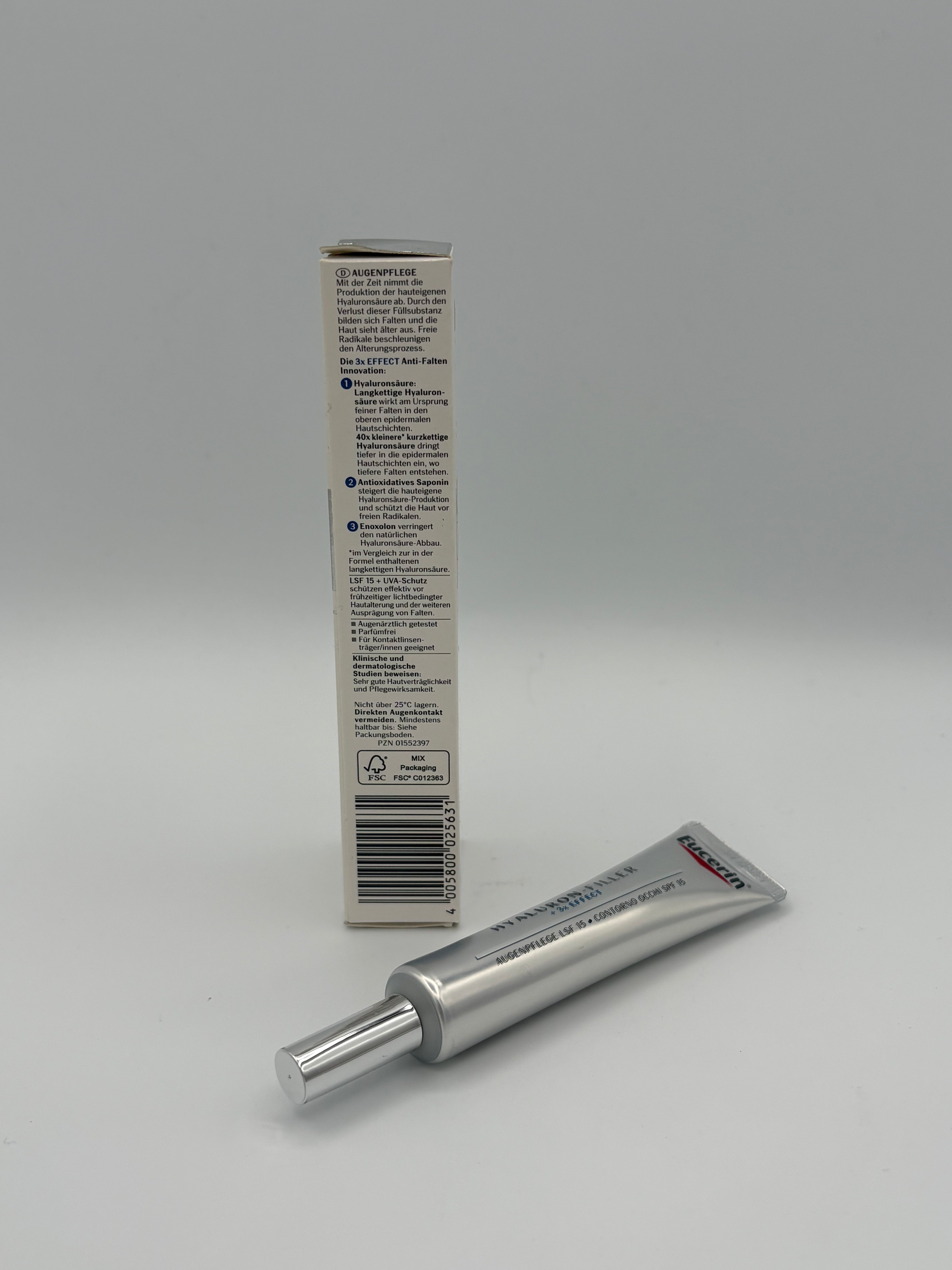 BLOCK36: CREMA	EUCERIN	HYALURON FILLER+3X EFFECT CONTORNO OCCHI SPF 15