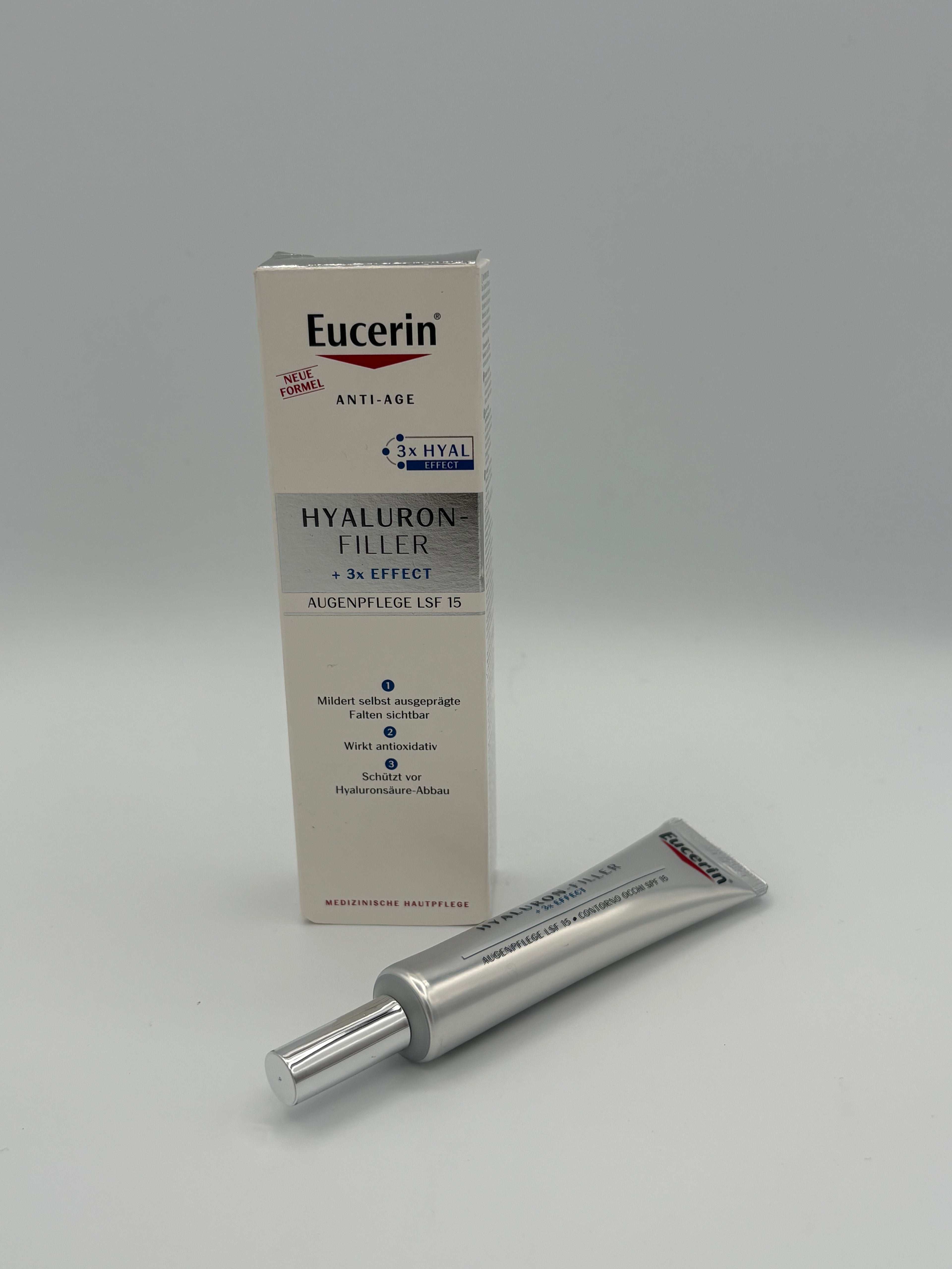 BLOCK36: CREMA	EUCERIN	HYALURON FILLER+3X EFFECT CONTORNO OCCHI SPF 15