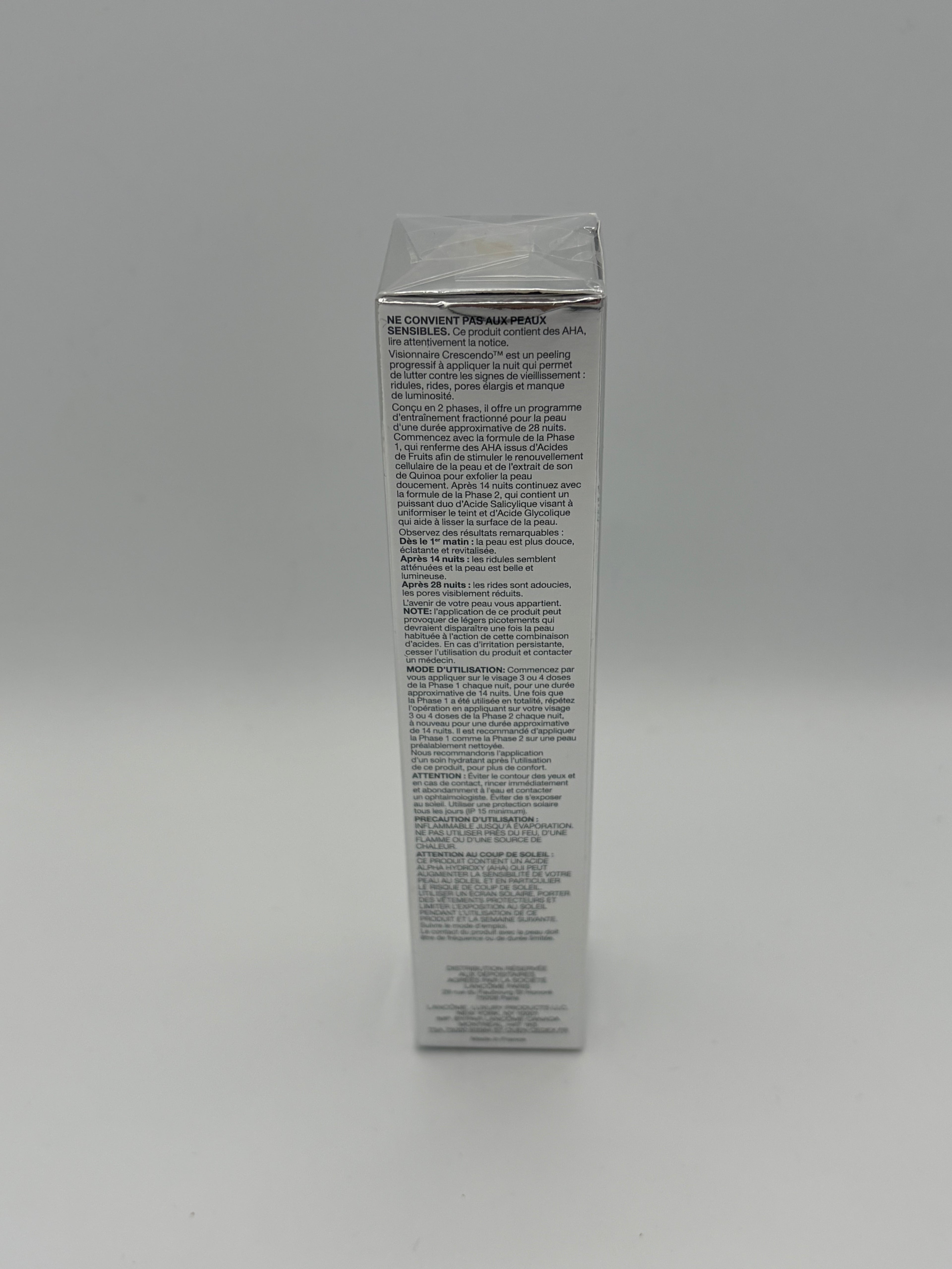 BLOCK36: CREMA	LANCOME	VISIONNAIRE CRESCENDO PEELING NUIT PROGRESSIF