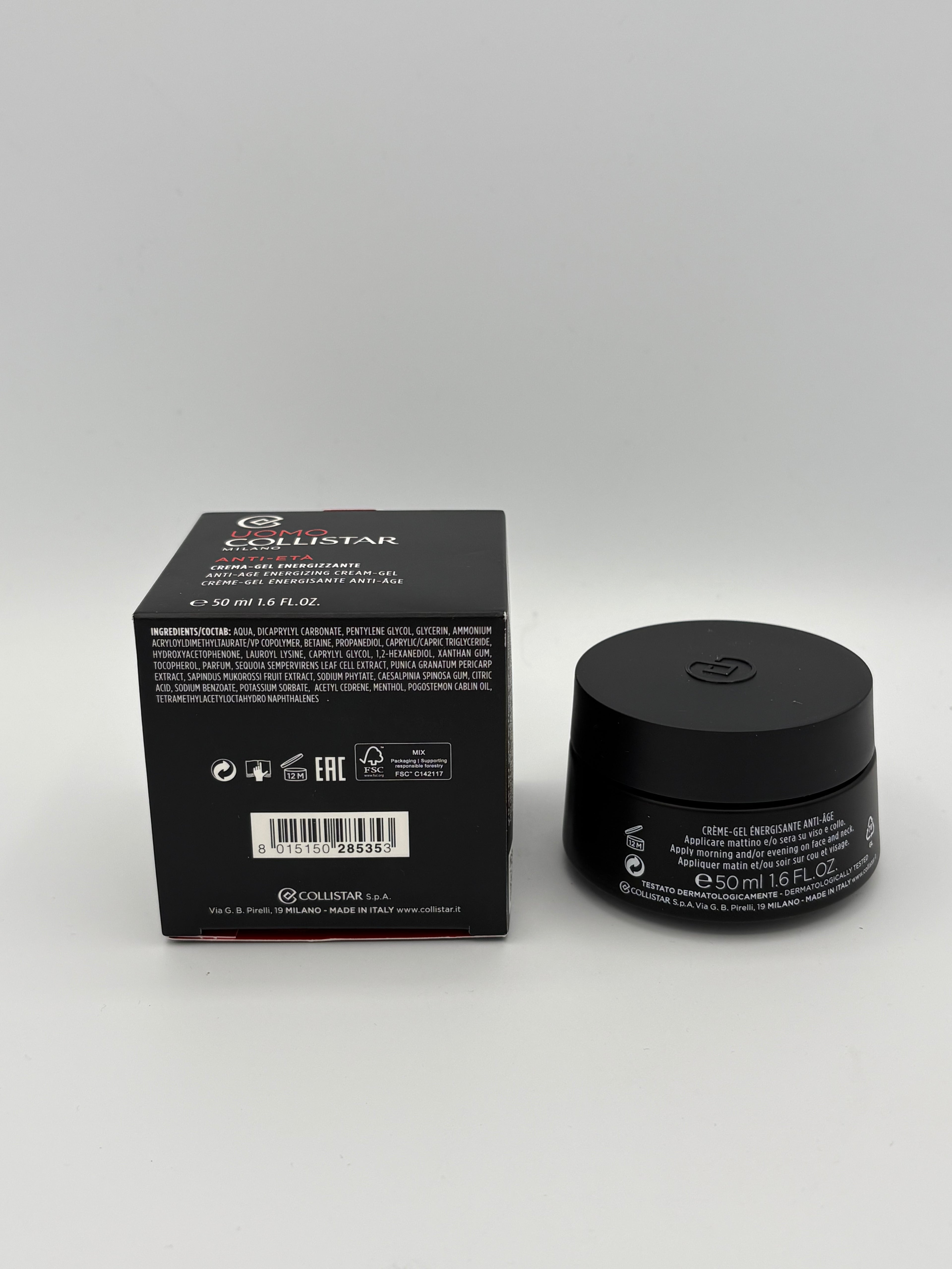 BLOCK36: CREMA	COLLISTAR	UOMO ANTI-AGE ENERGETISIERENDES CREME-GEL
