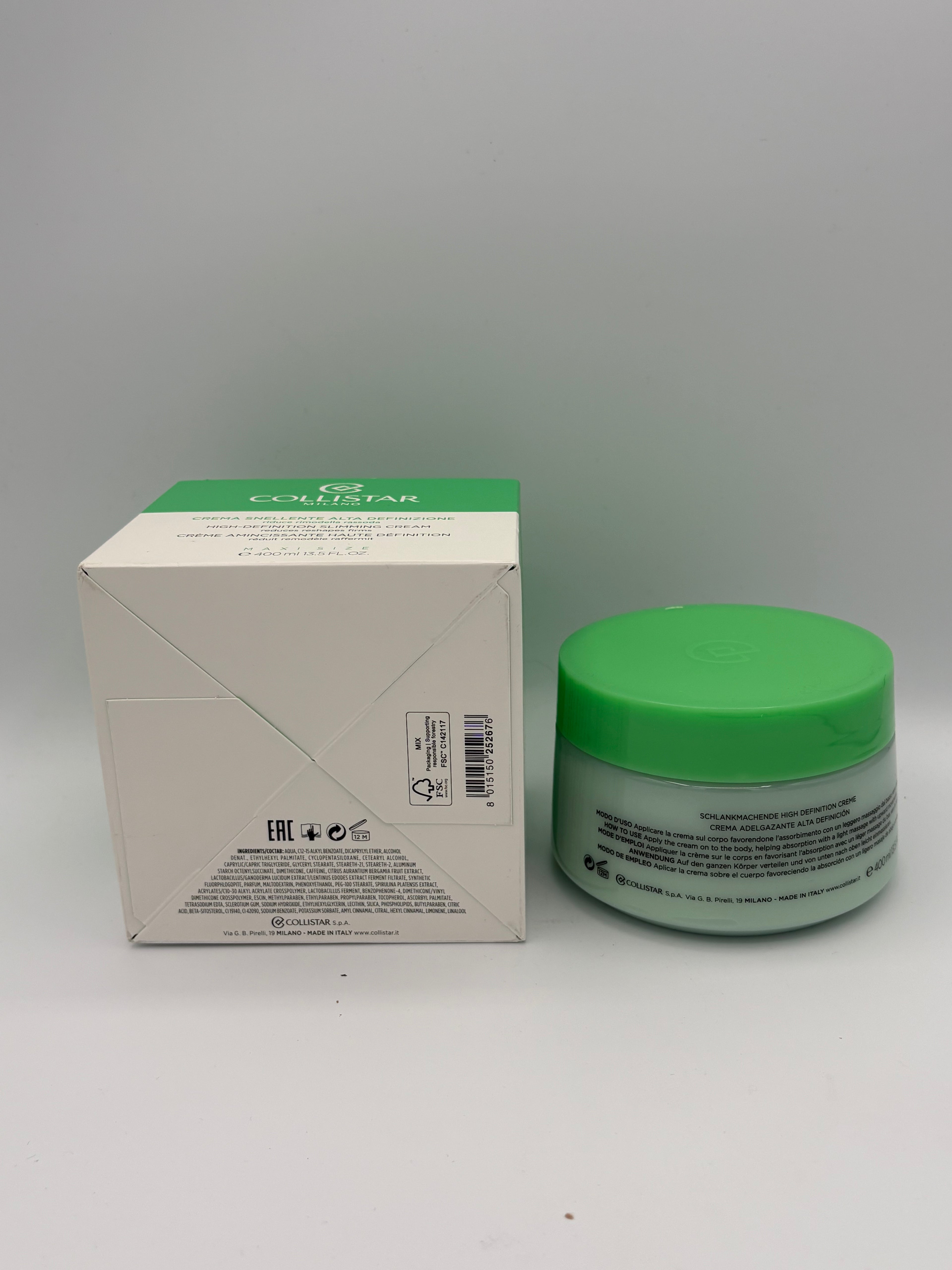 BLOCK36: CREMA	COLLISTAR	CREMA SNELLENTE ALTA DEFINIZIONE 400 ML