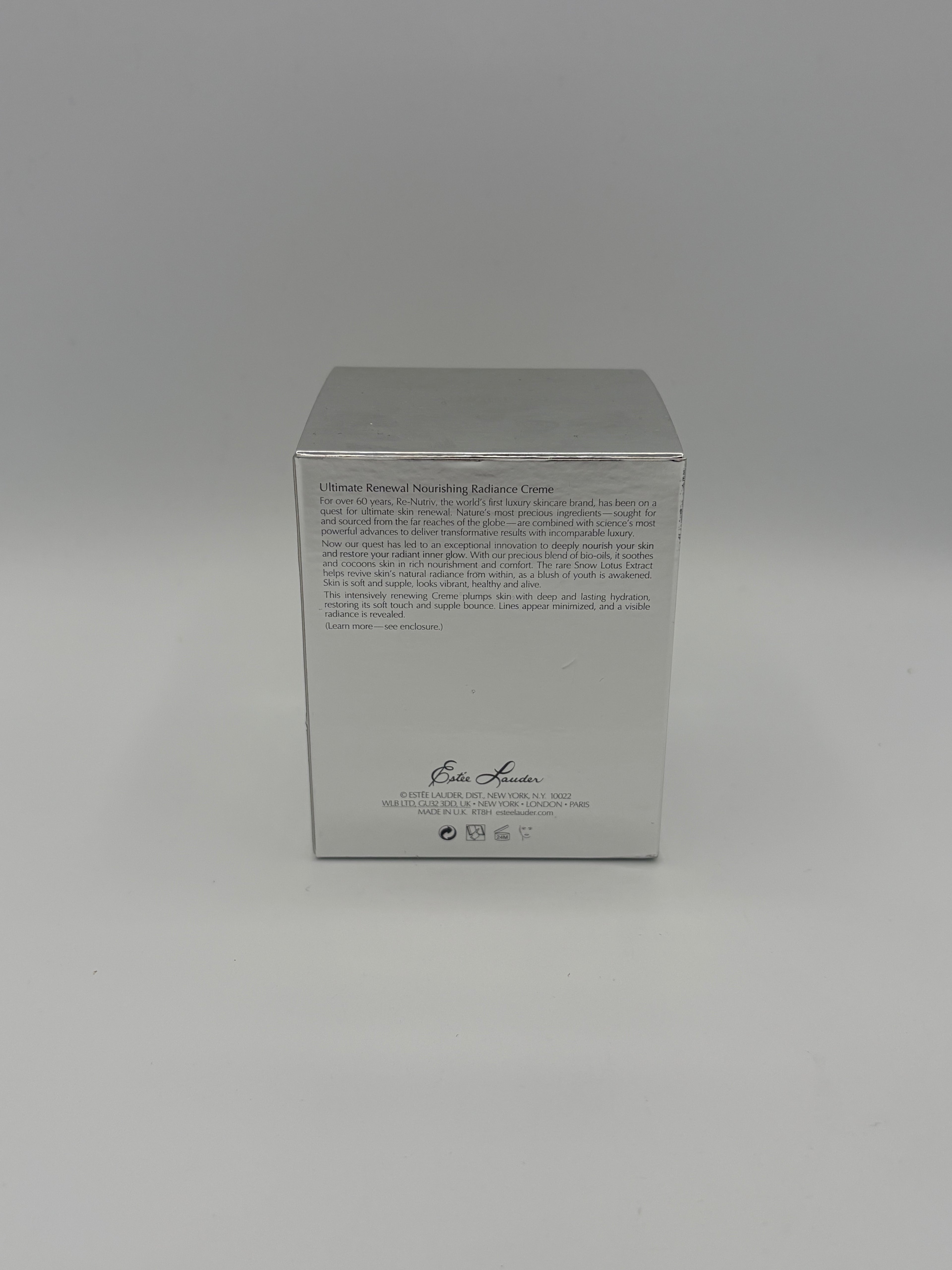 BLOCK36: CREMA	ESTEE LAUDER	RE-NUTRIV ULTIMATE RENEWAL NOURISHING RADIANCE CREME