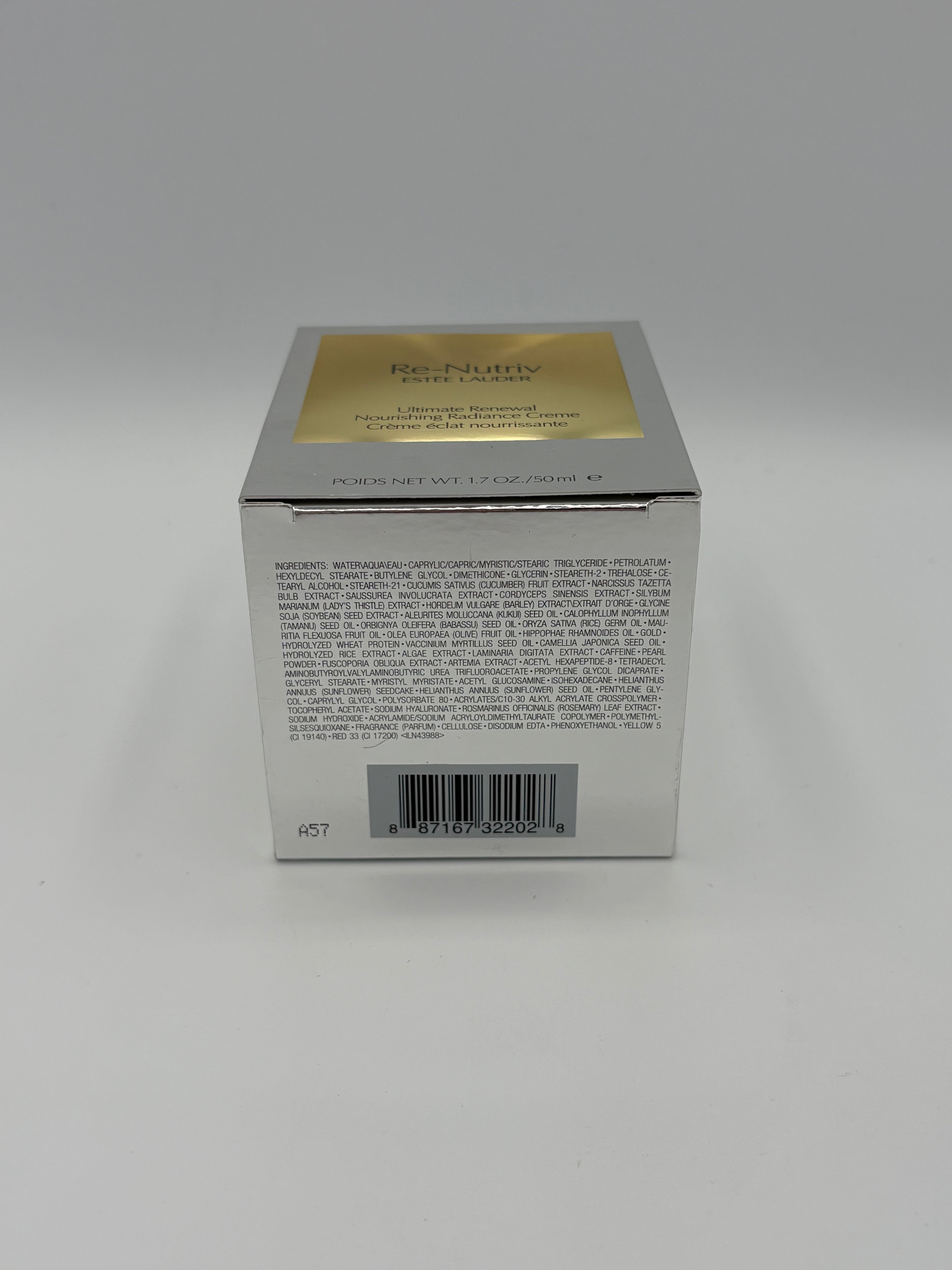 BLOCK36: CREMA	ESTEE LAUDER	RE-NUTRIV ULTIMATE RENEWAL NOURISHING RADIANCE CREME