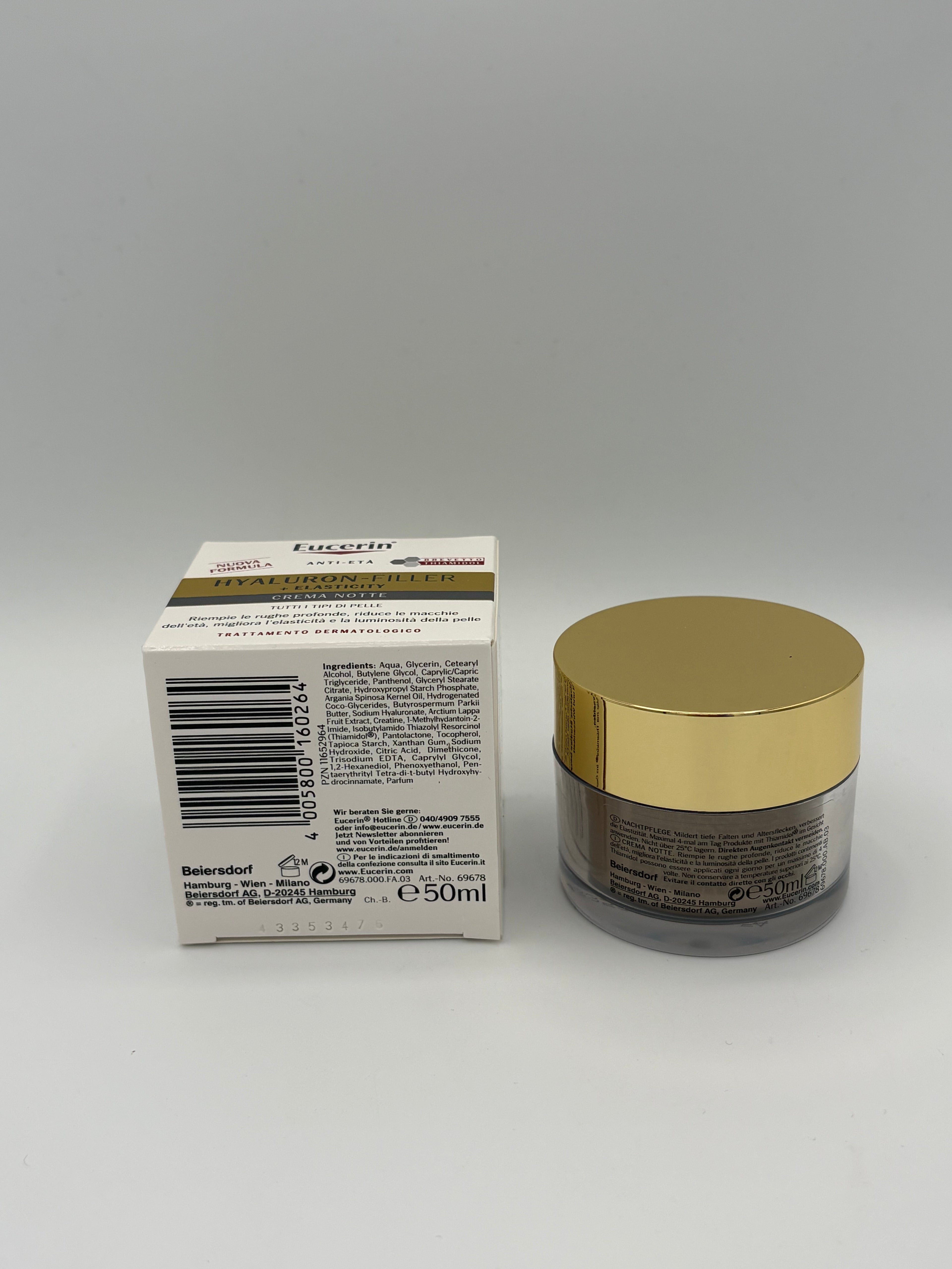 BLOCK36: CREMA EUCERIN HYALURON-FILLER + ELASTICITY  NOTTE
