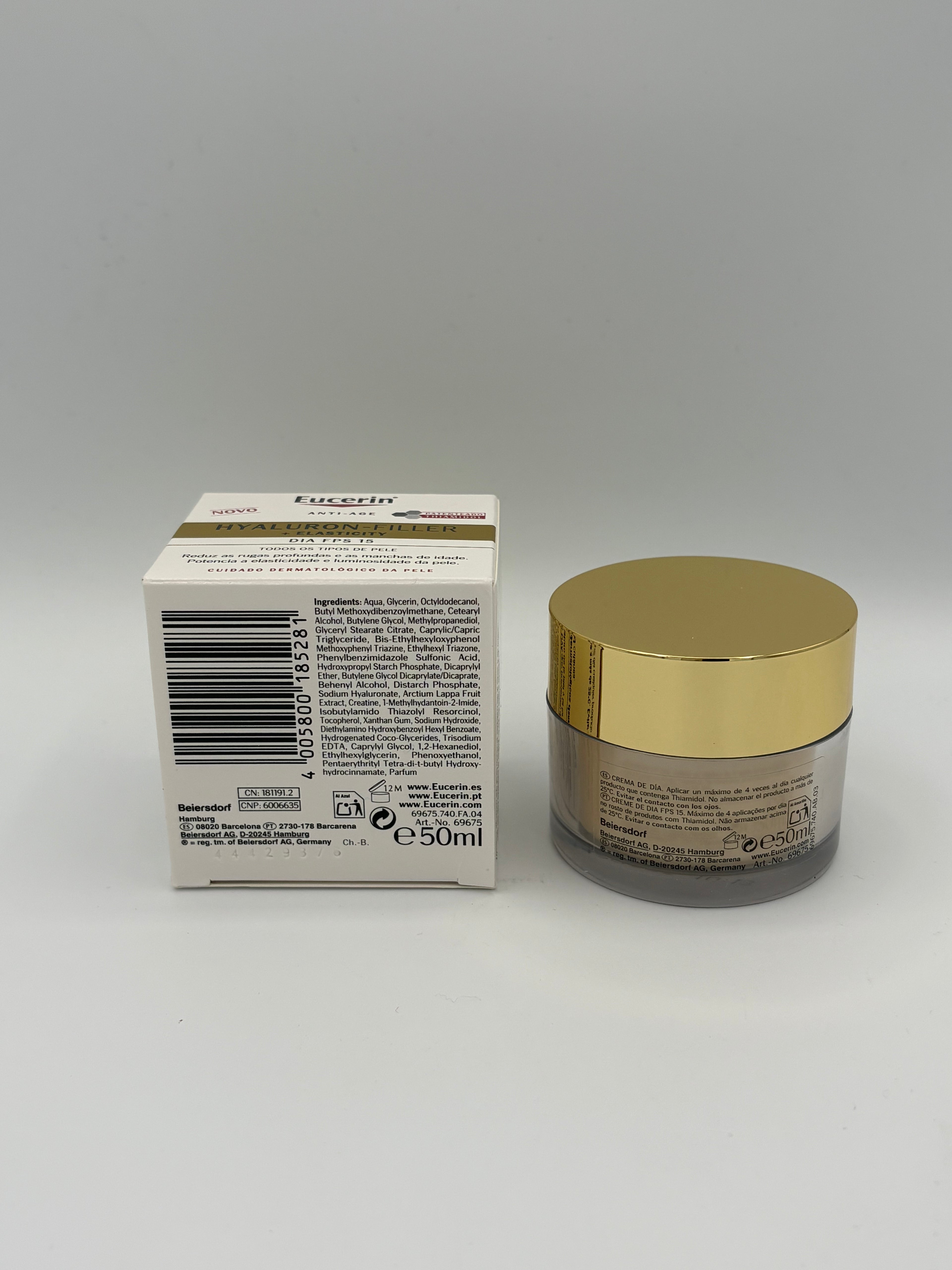 BLOCK36: CREMA EUCERIN HYALURON-FILLER + ELASTICITY  CREMA GIORNO FPS 15