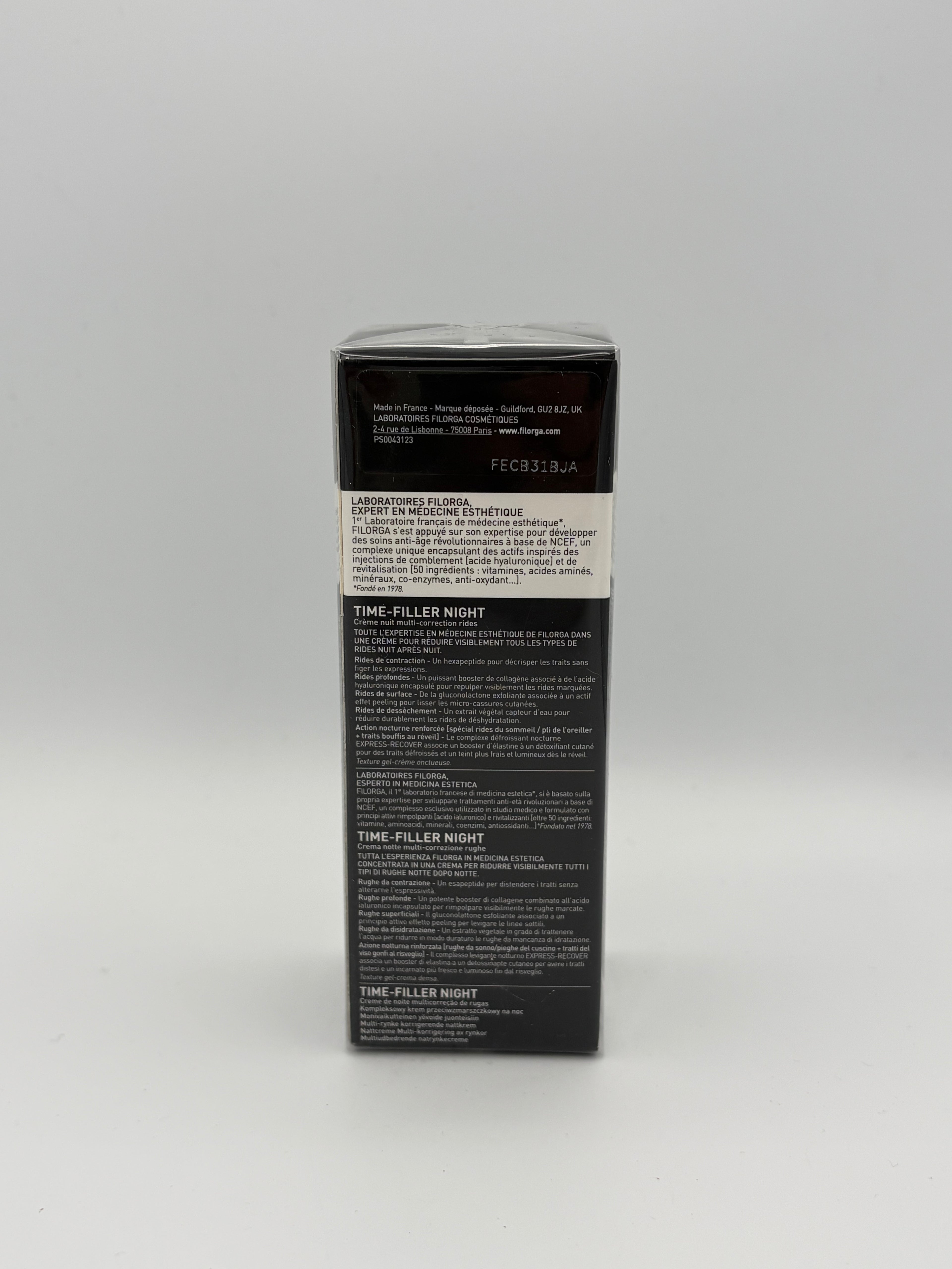 BLOCK36: CREMA	FILORGA	TIME FILLER NIGHT