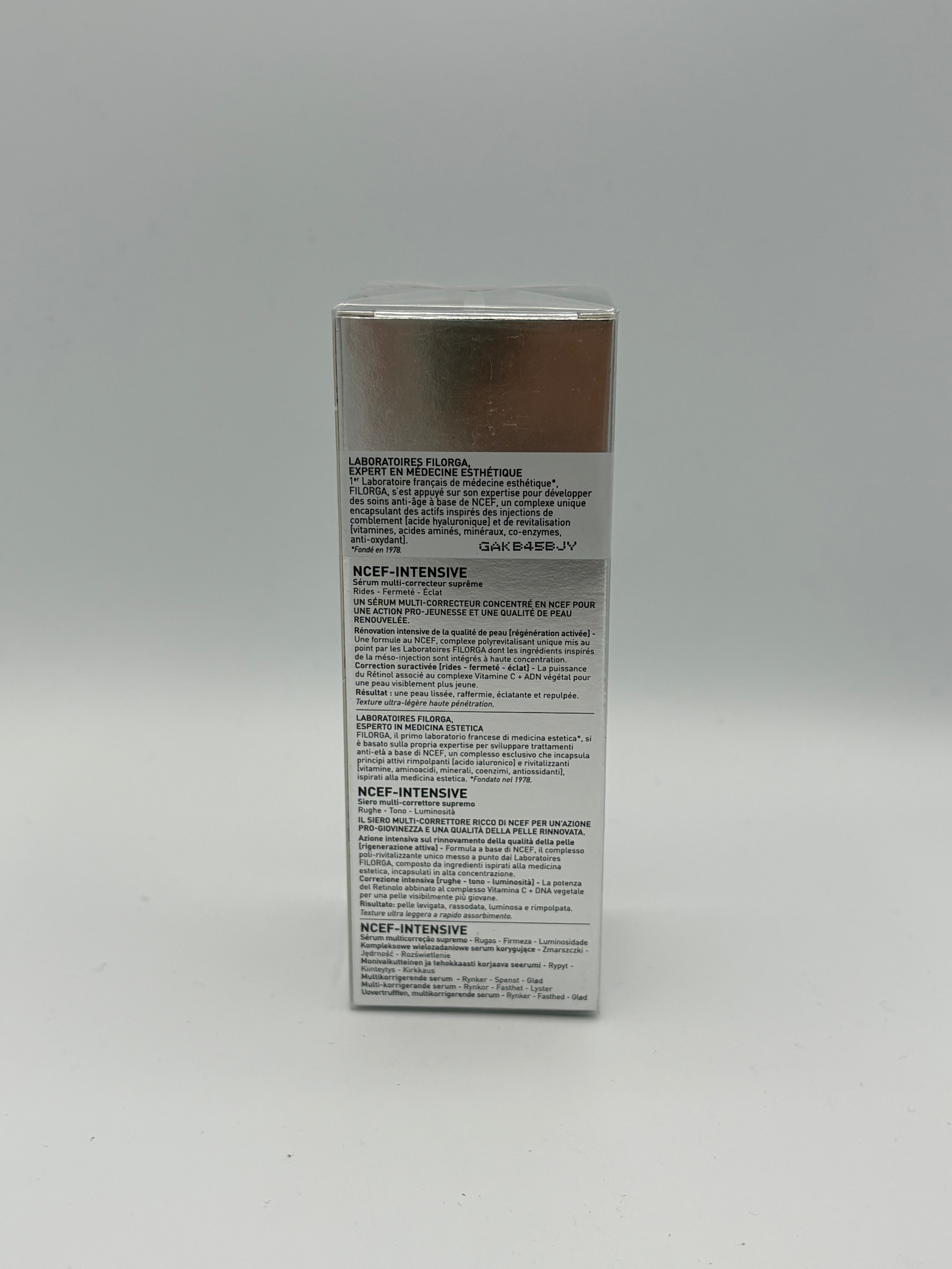 BLOCK36: SIERO	FILORGA	NCEF INTENSIVE SIERO MULTI-CORRETTORE SUPREMO
