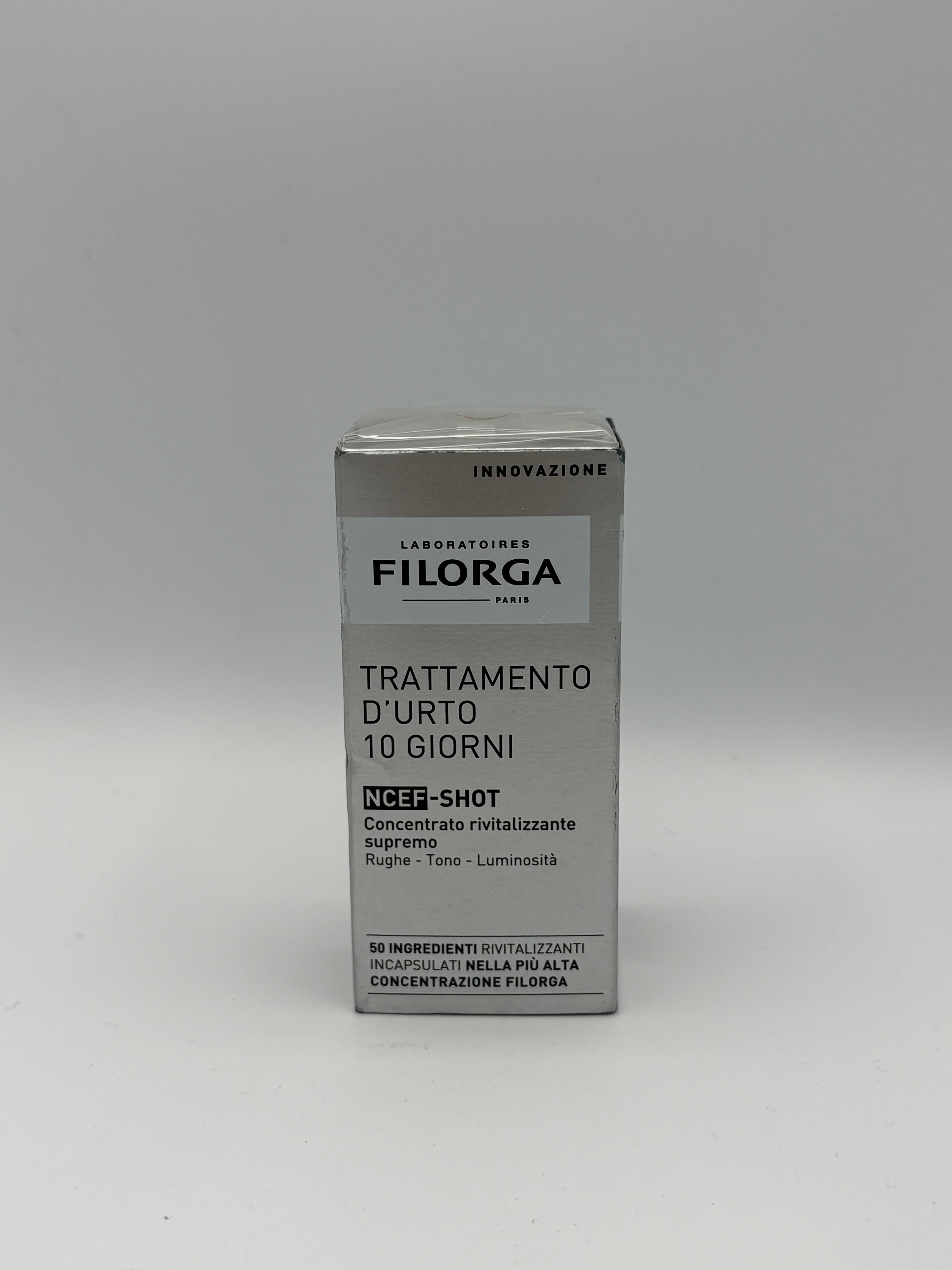 BLOCK36: SIERO	FILORGA	NCEF-SHOT TRATTAMENTO D'URTO 10 GIORNI