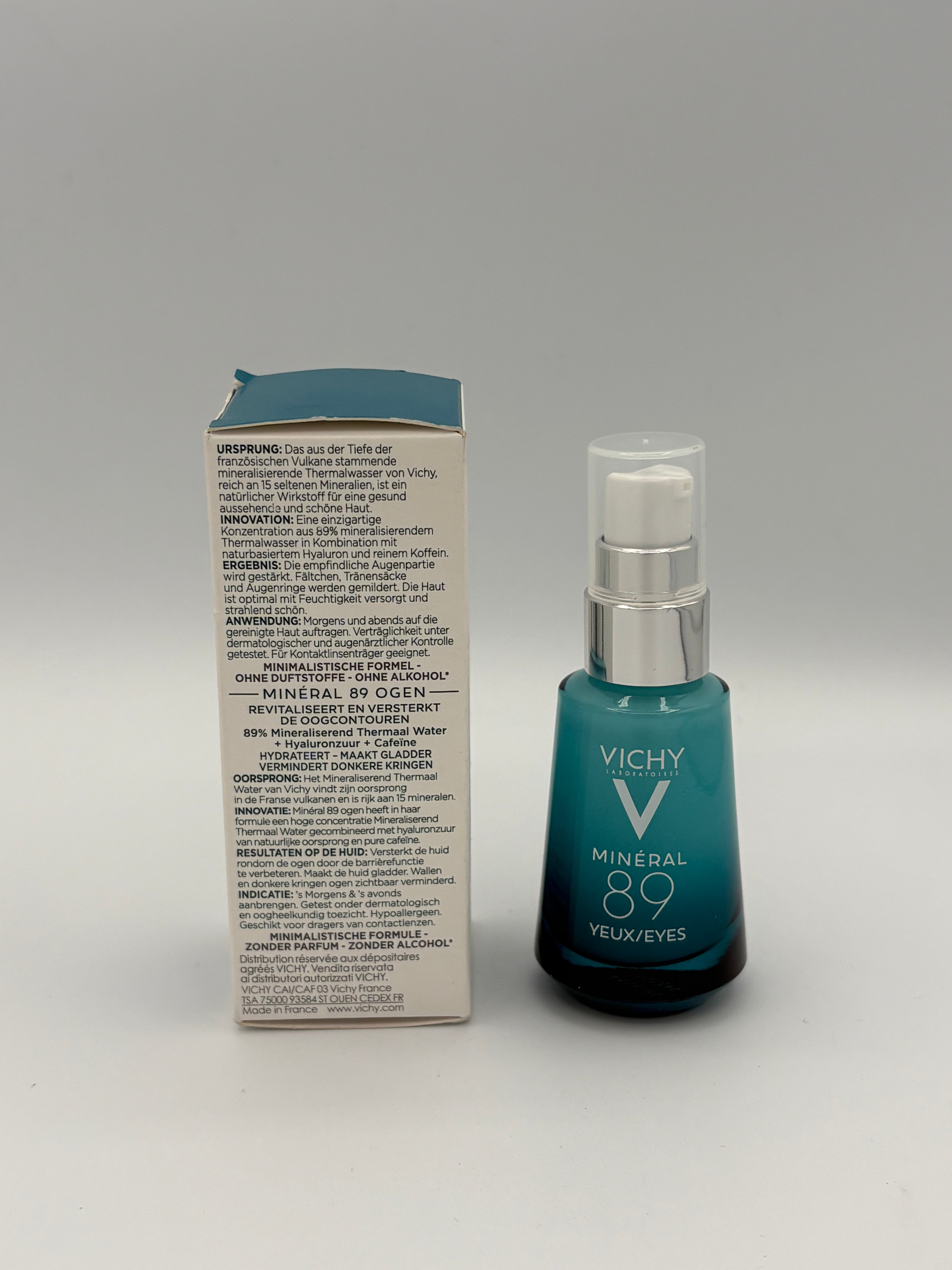 BLOCK36: SIERO	VICHY	MINERAL 89 OCCHI FORTIFICANTE E RIVITALIZZANTE