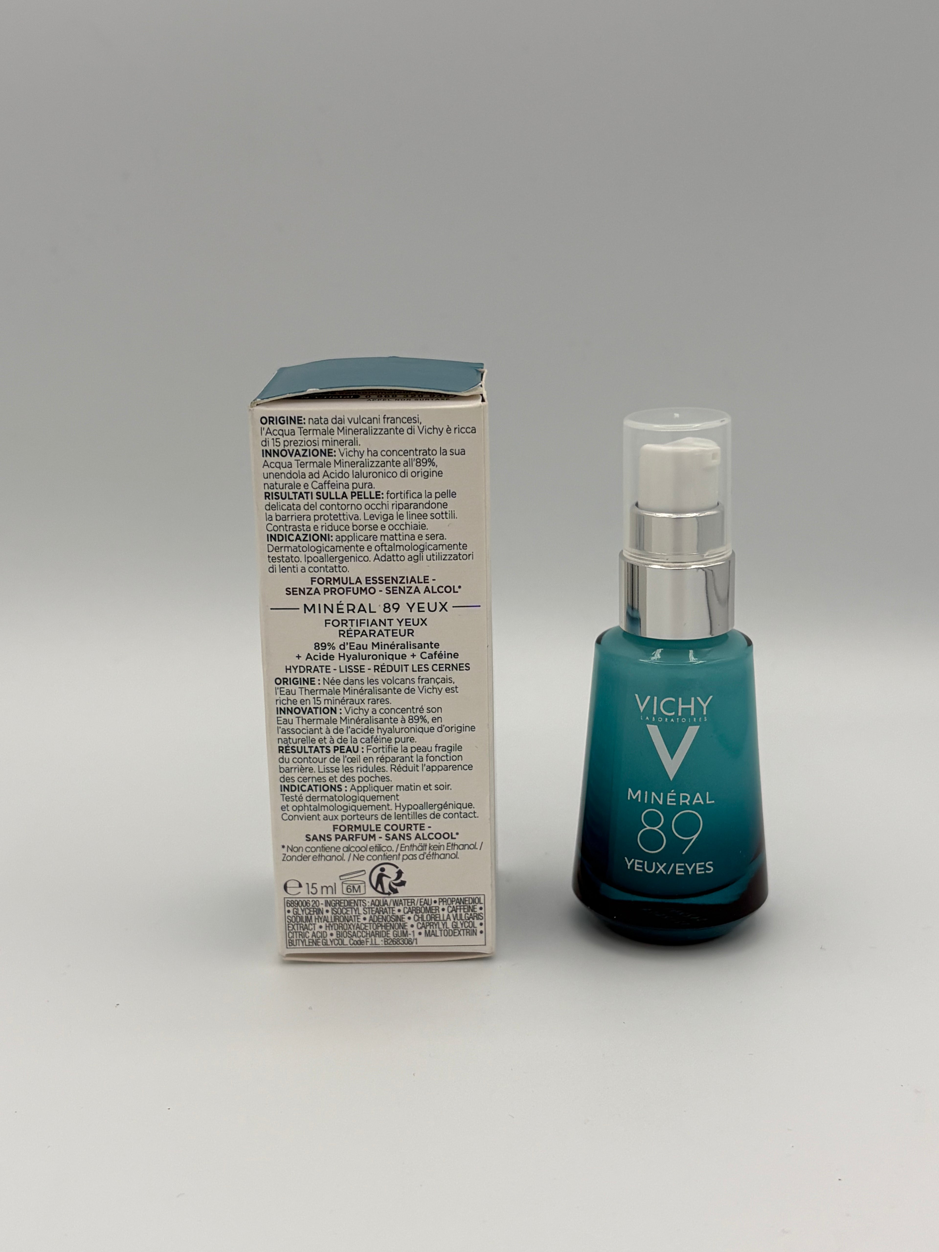 BLOCK36: SIERO	VICHY	MINERAL 89 OCCHI FORTIFICANTE E RIVITALIZZANTE