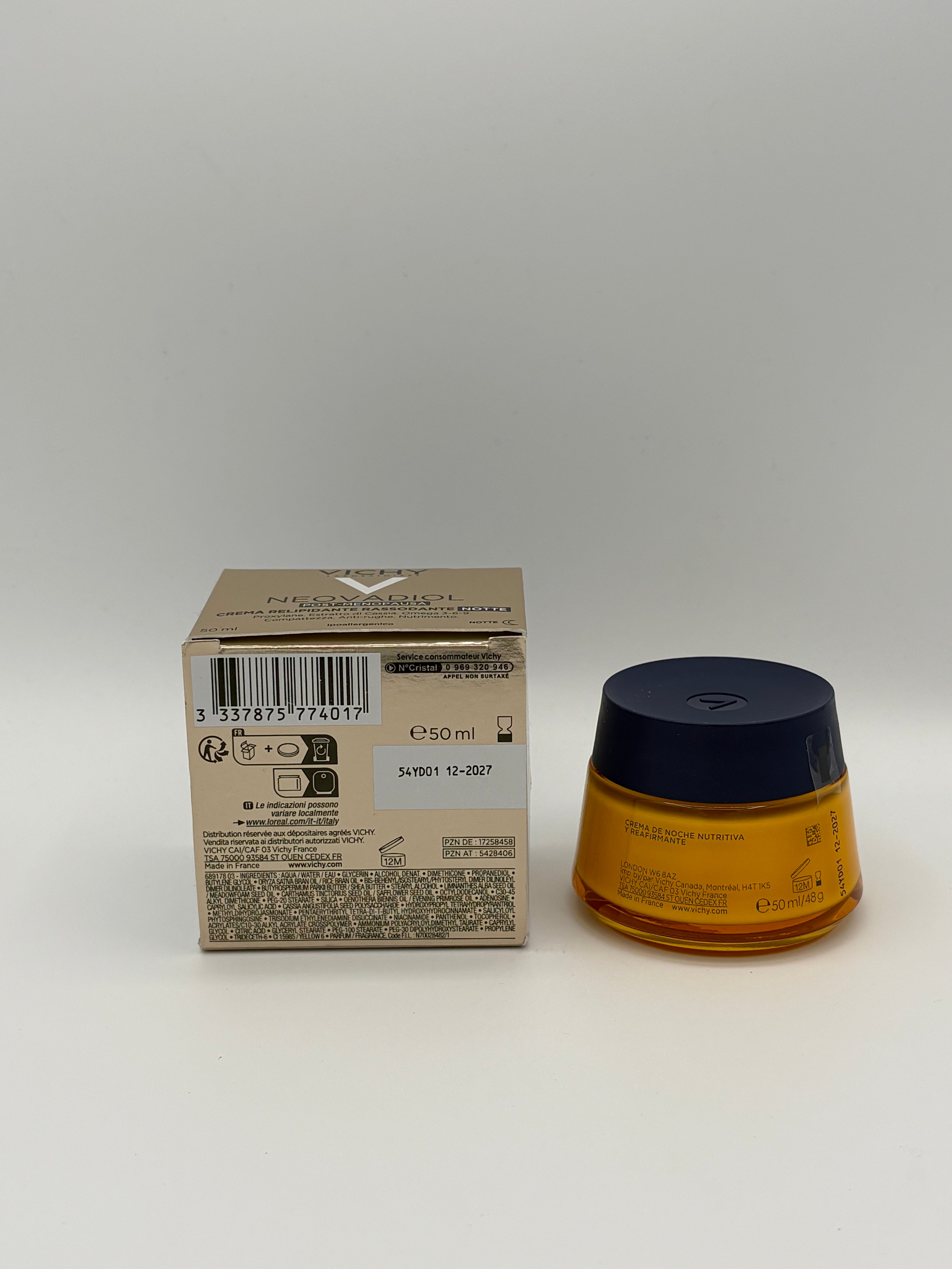 CREMA POST-MENOPAUSA RELIPIDANTE RASSODANTE NOTTE