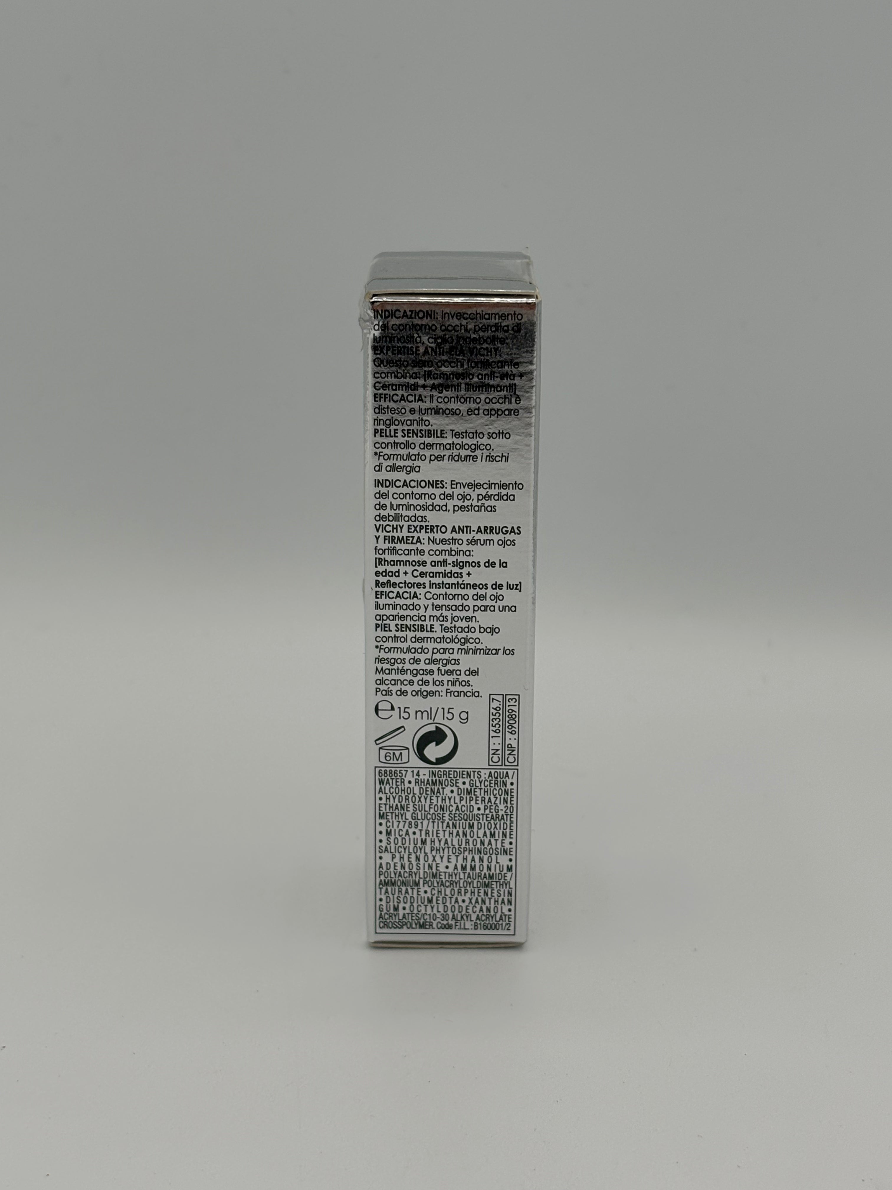 BLOCK36: SIERO	VICHY	LIFTACTIV SUPREME OCCHI & CIGLIA SIERO ILLUMINANTE EFFETTO LIFTING 15ml