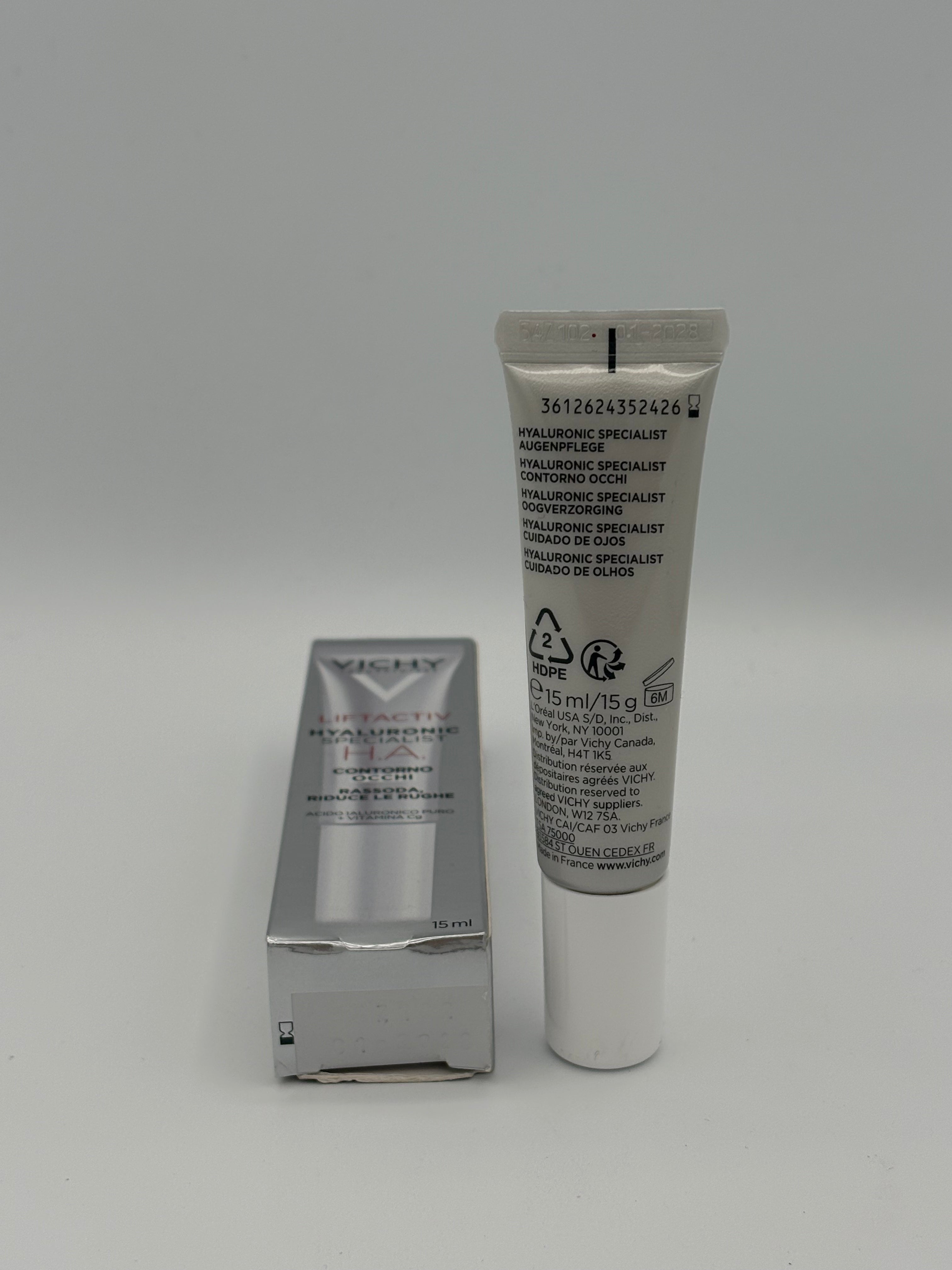 BLOCK36: SIERO	VICHY	LIFTACTIV HYALURONIC SPECIALIST H.A.CONTORNO OCCHI 15ml