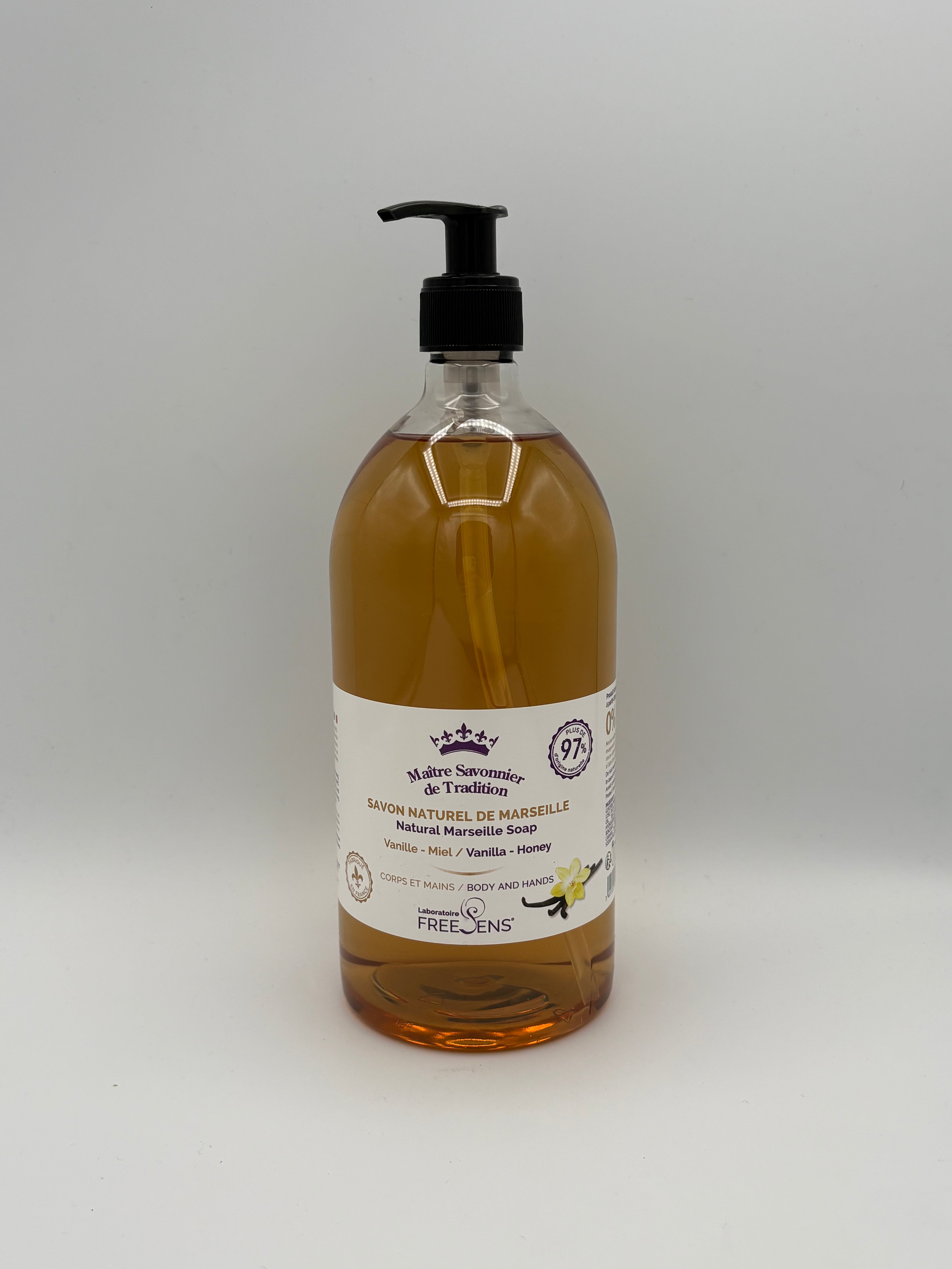BLOCK36: SAPONE	FREE SENS	SAPONE NATURALE DI MARSIGLIA VANIGLIA-MIELE CORPO E MANI