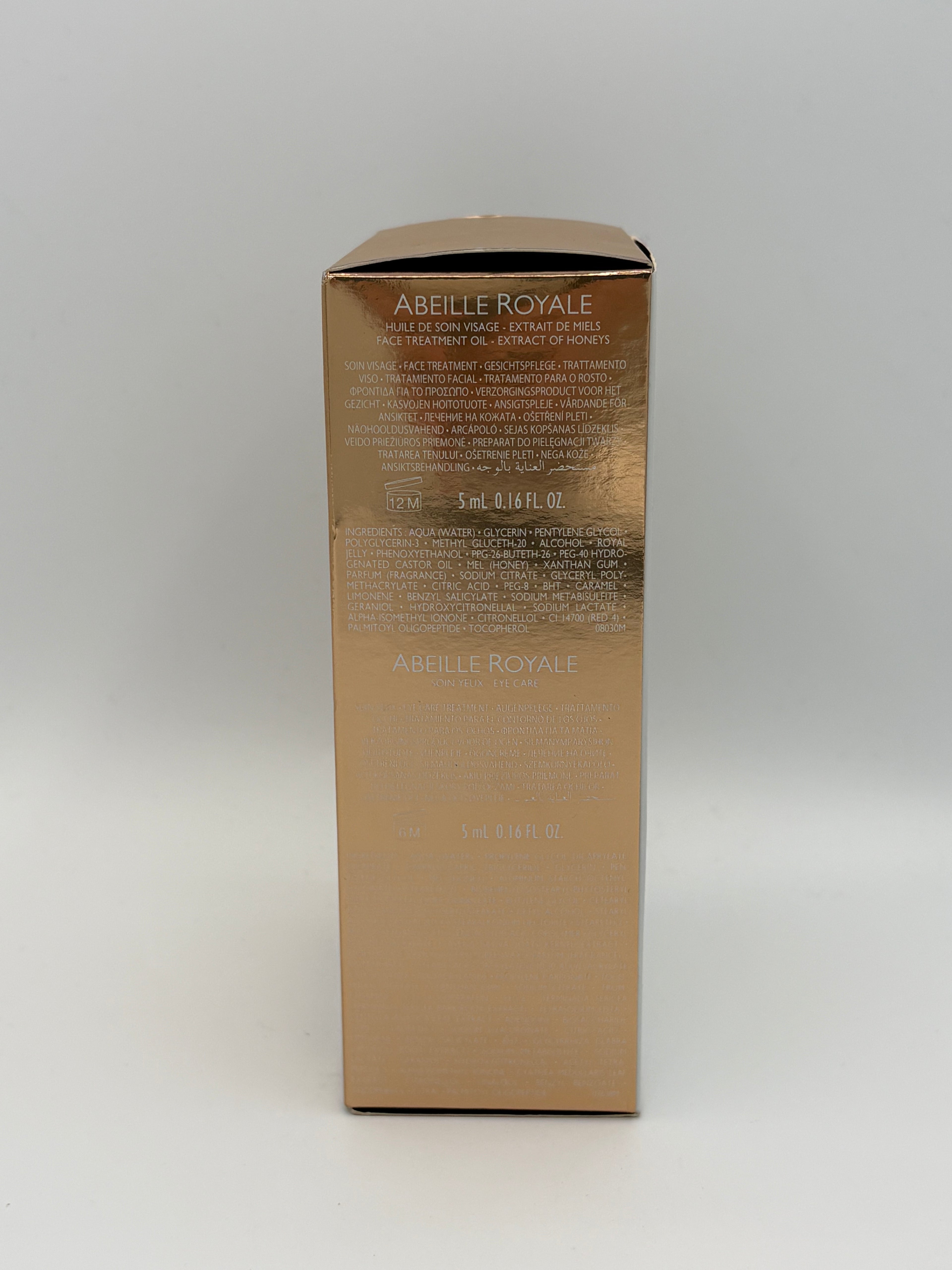 ABEILLE ROYALE AGE-DEFYING PROGRAMME TONER, SERUM, OIL, EYE CARE