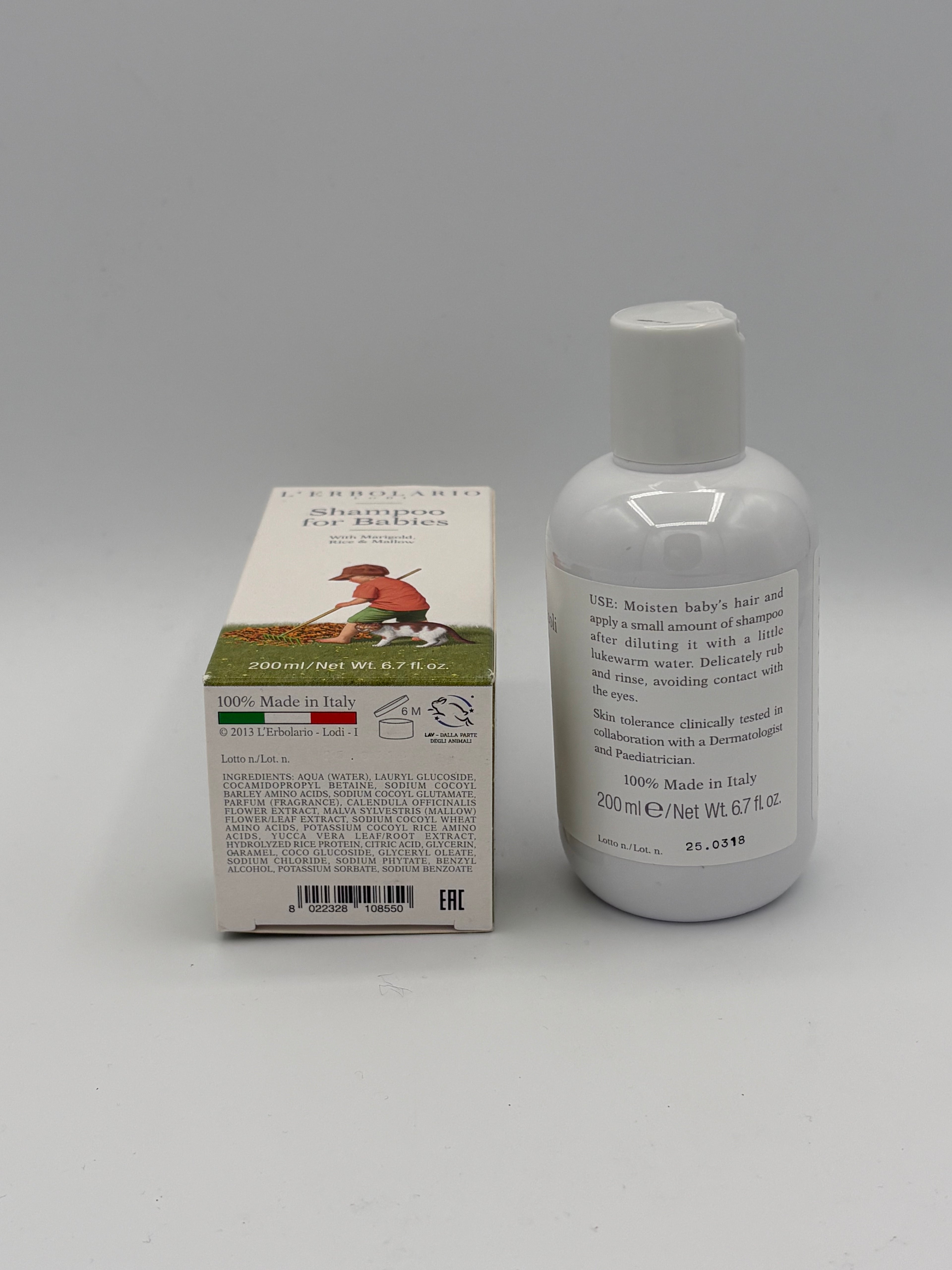 BLOCK36: SHAMPOO	L'ERBOLARIO	LO SHAMPOO DEI PICCOLI