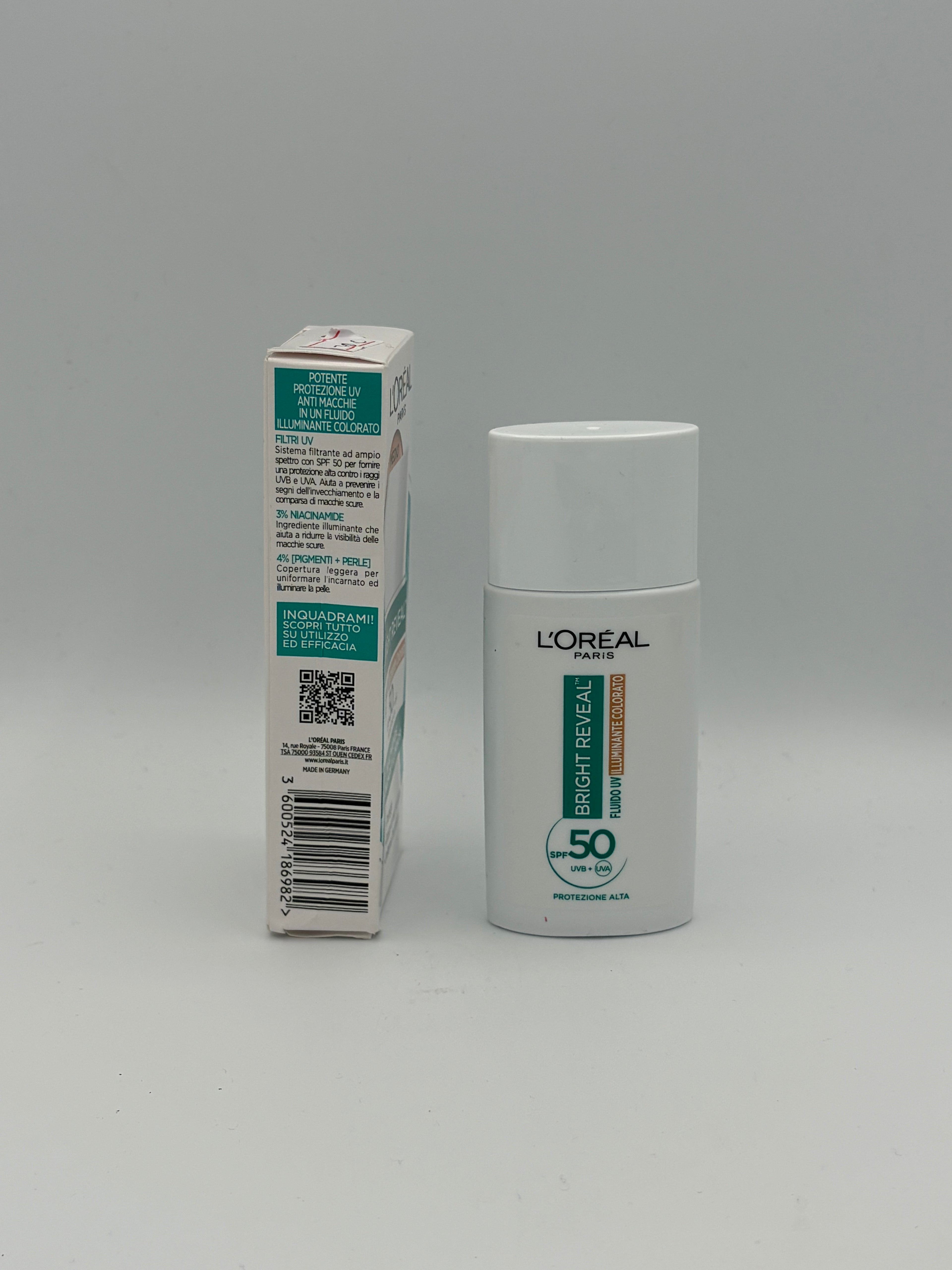 BLBLOCK36: CREMA	L'OREAL	BRIGHT REVEAL NIACINAMIDE + PIGMENTI LUMINOSI (MEDIO)