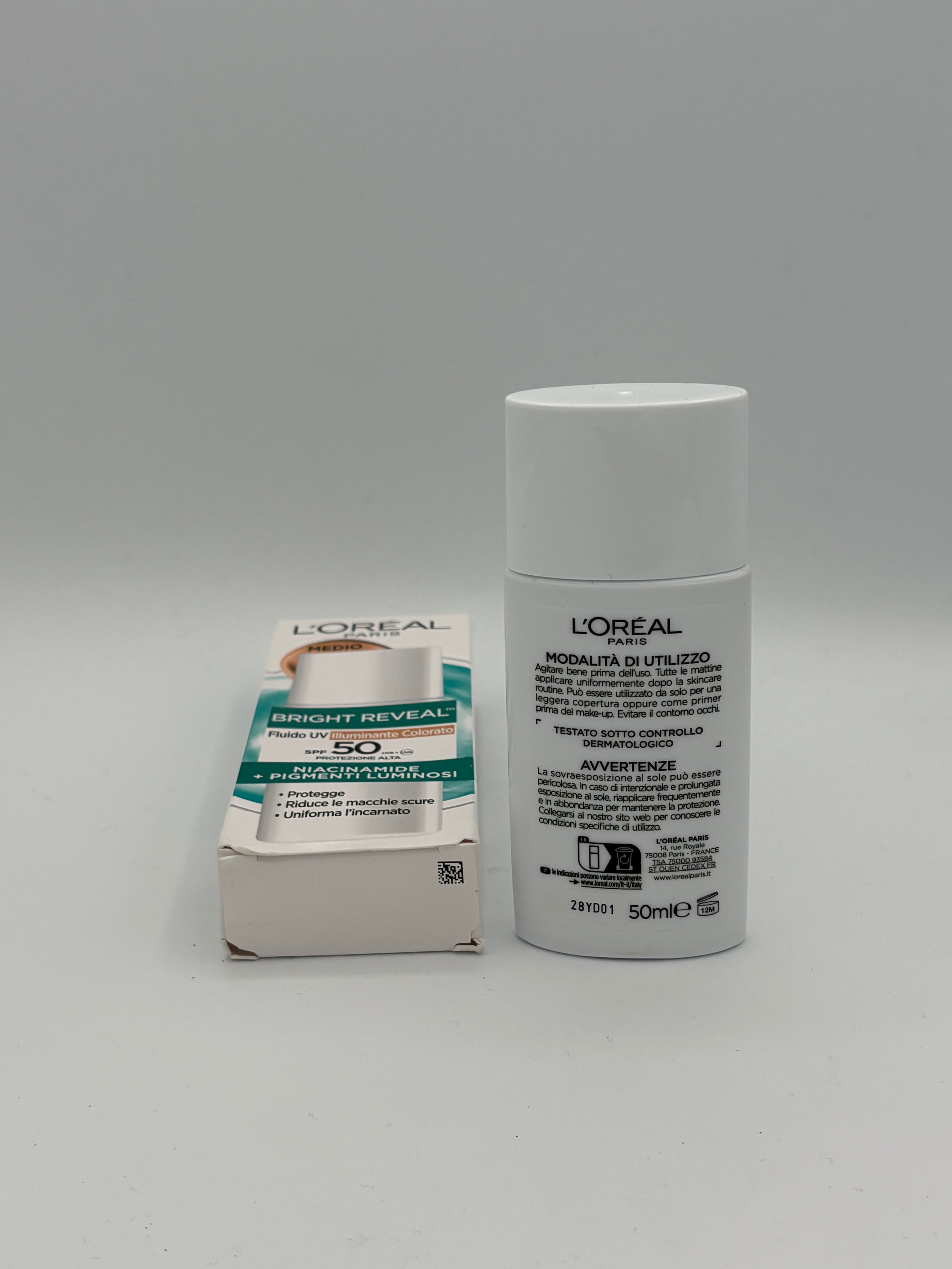 BLBLOCK36: CREMA	L'OREAL	BRIGHT REVEAL NIACINAMIDE + PIGMENTI LUMINOSI (MEDIO)