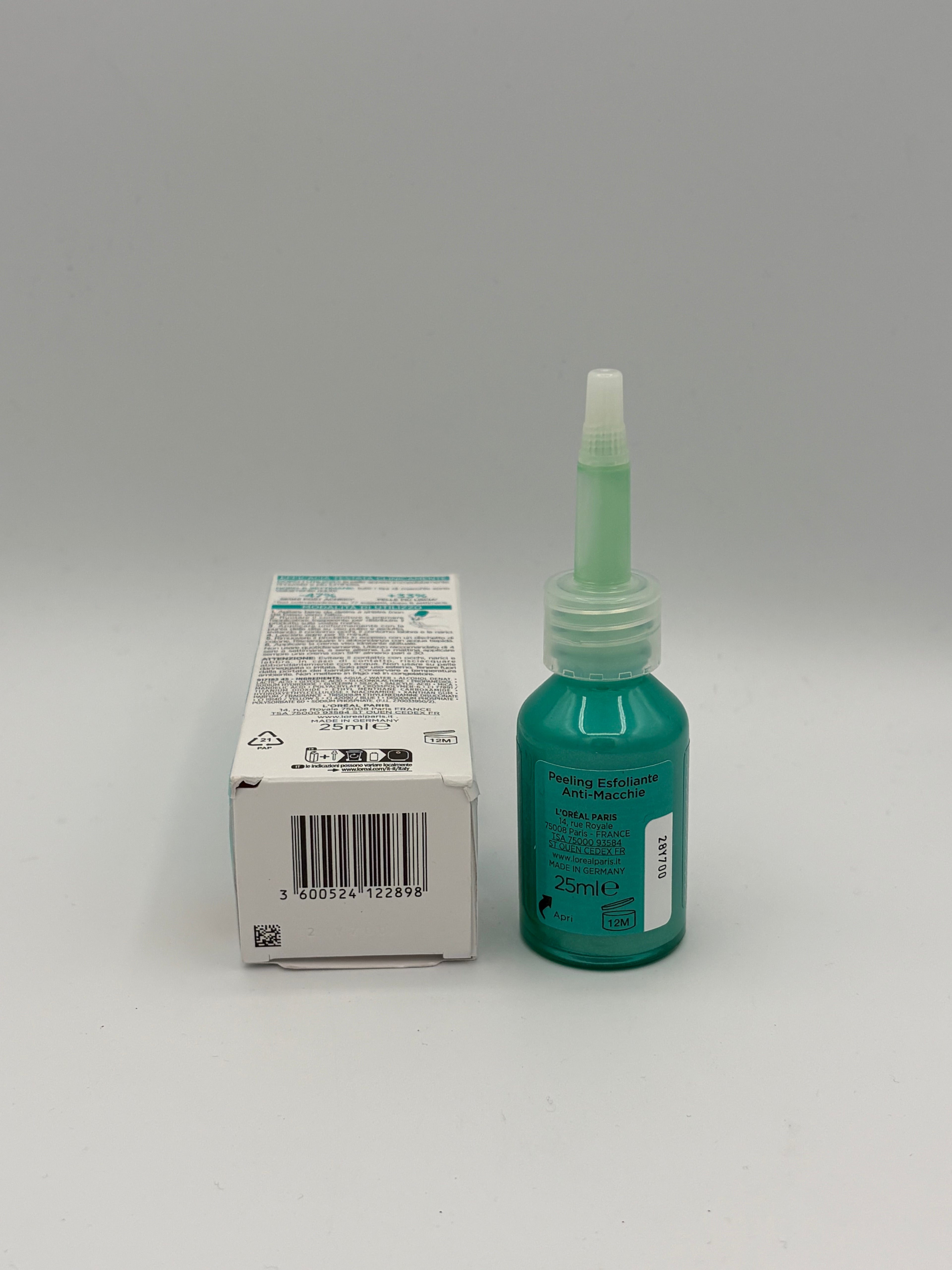 BLOCK36: SIERO	L'OREAL	BRIGHT REVEAL PEELING ESFOLIANTE ANTI-MACCHIE