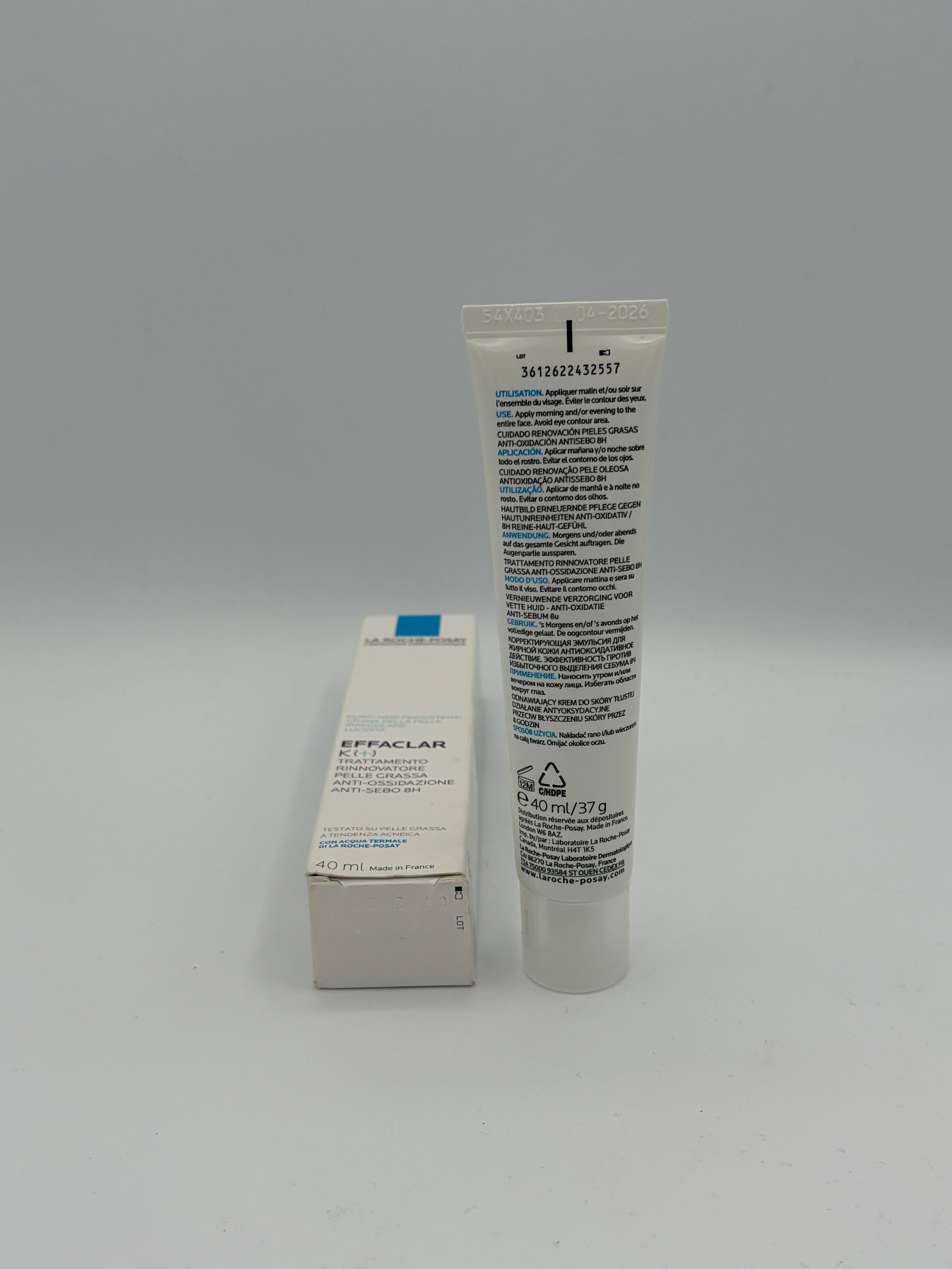 BLOCK36: CREMA	LA ROCHE POSAY	EFFACLAR K+