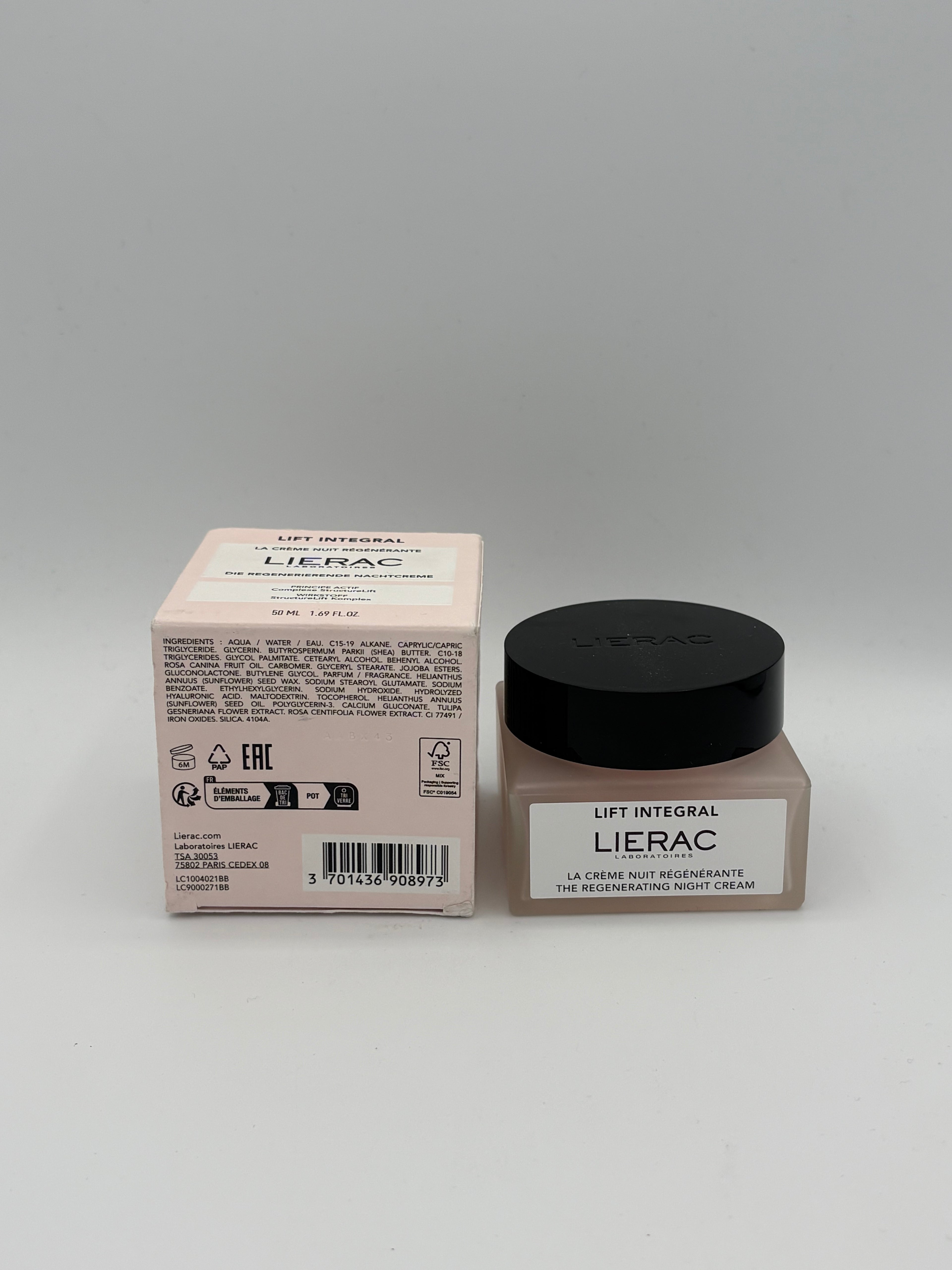BLOCK36: CREMA	LIERAC	LIFT INTEGRAL CREMA NOTTE RIGENERATIVA 50ml