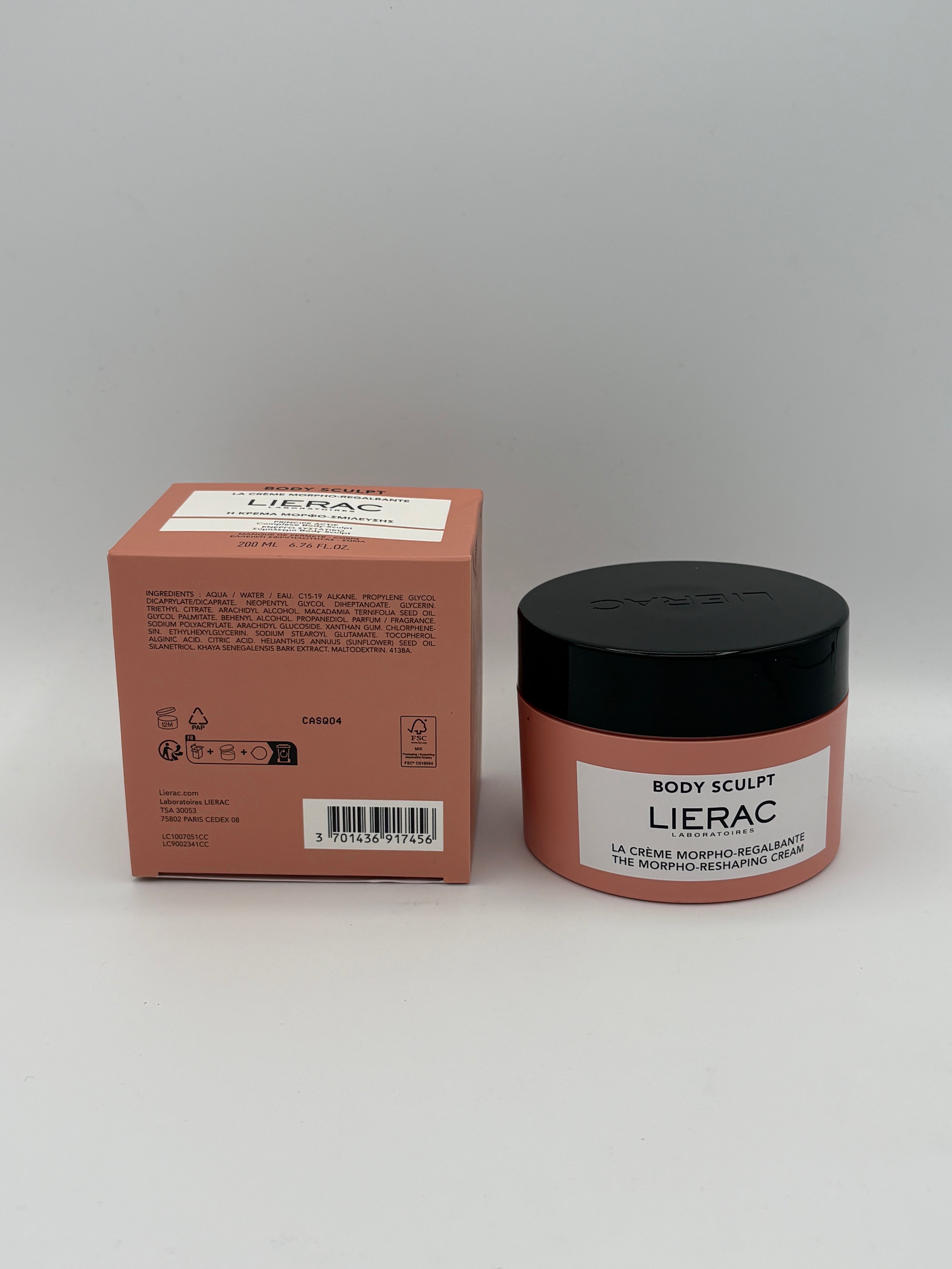 BLOCK36: CREMA	LIERAC	BODY SCULPT MORPHO-RESHAPING CREAM 200ml