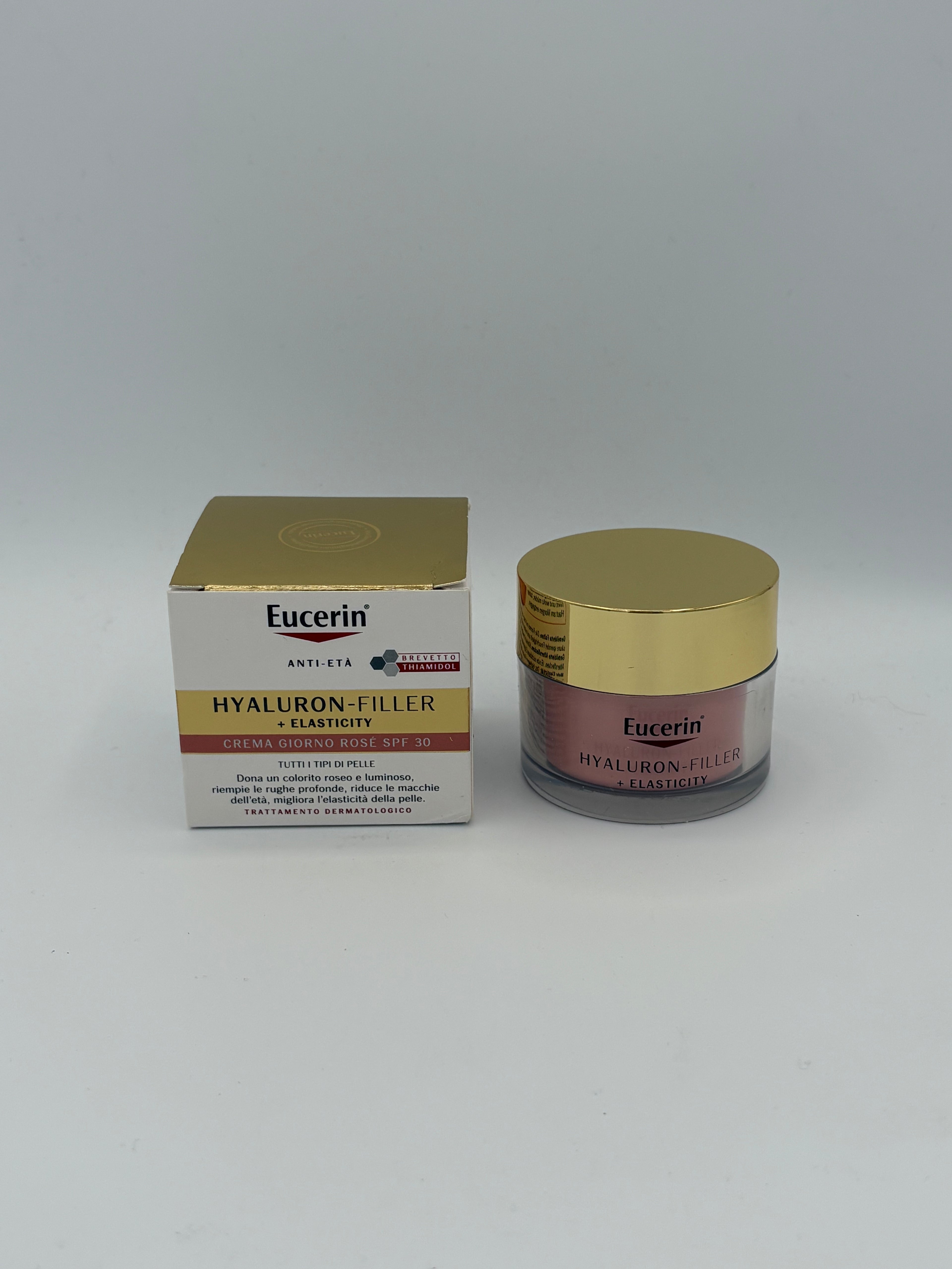 BLOCK36: CREMA EUCERIN HYALURON-FILLER + ELASTICITY (GIORNO ROSE SPF30) 50ml