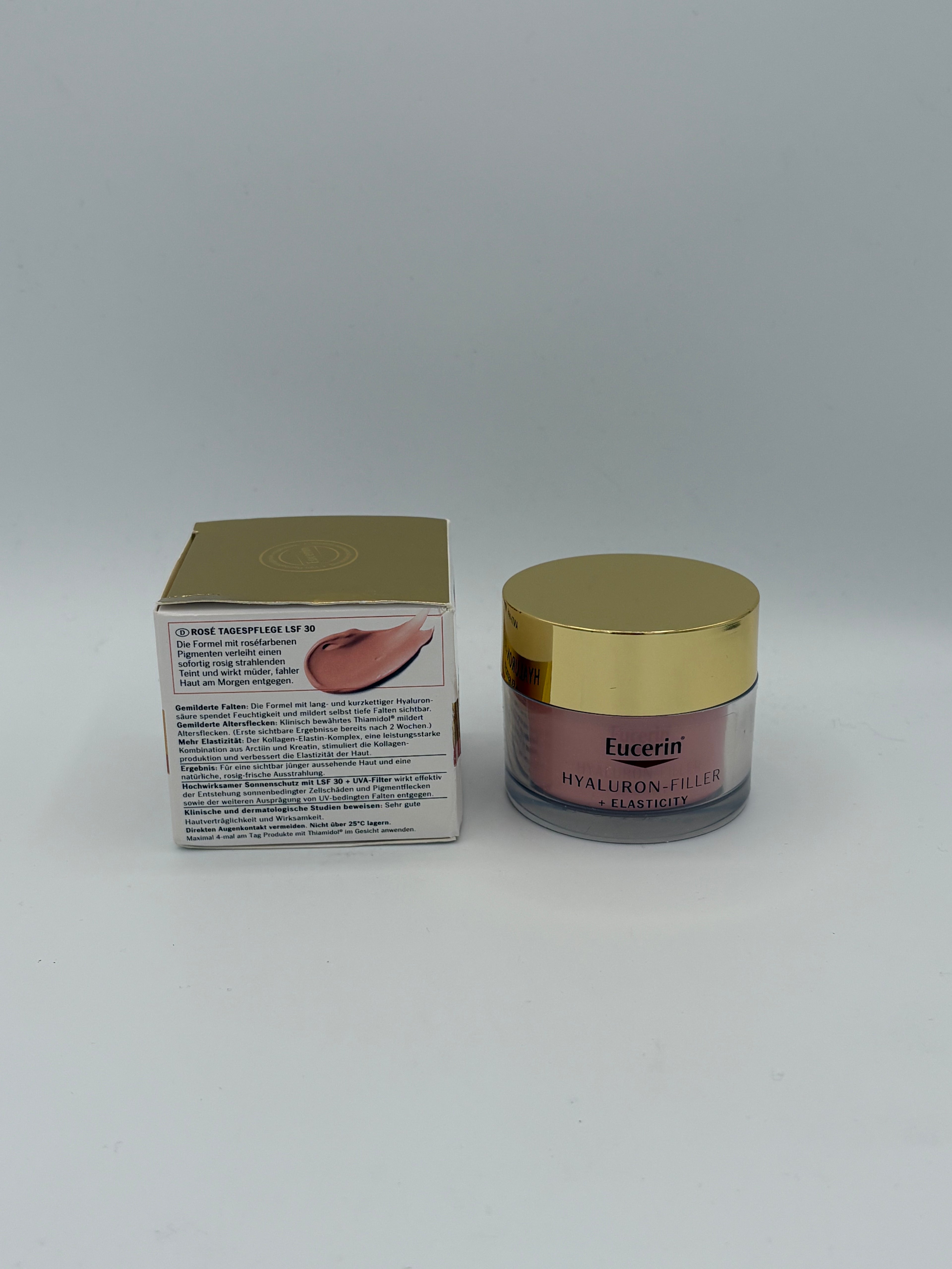 BLOCK36: CREMA EUCERIN HYALURON-FILLER + ELASTICITY (GIORNO ROSE SPF30) 50ml